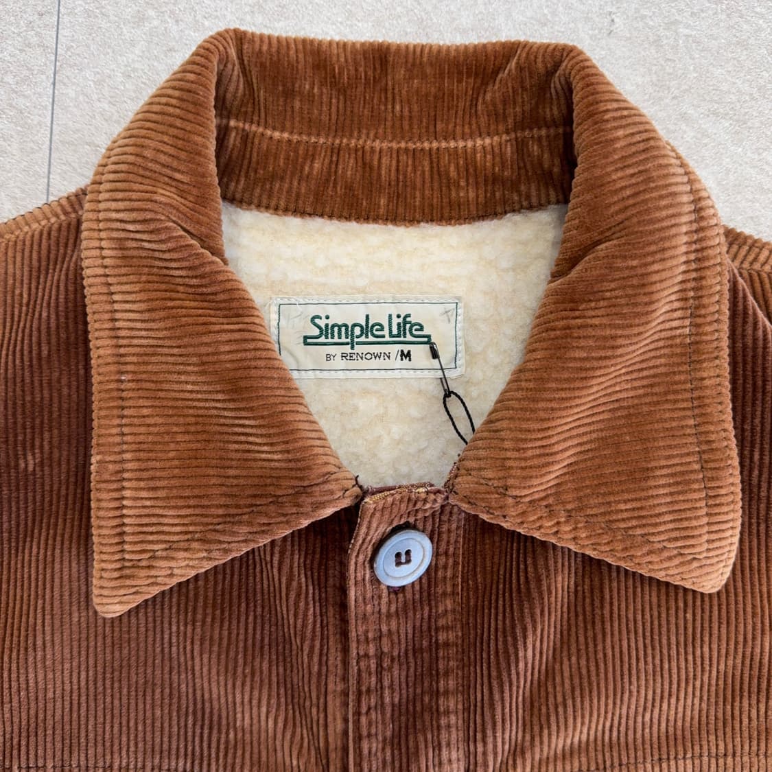 simple life 코듀로이 양털 자켓 상품이미지2