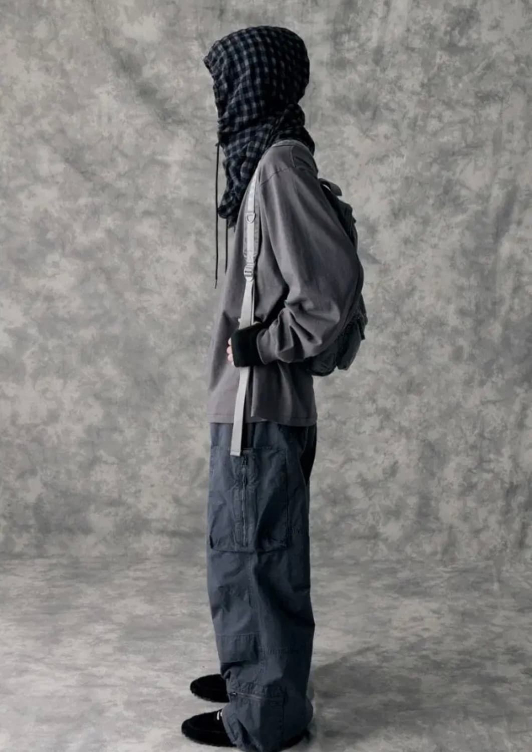 해칭룸 후디드 후드 머플러 스카프 상품이미지3