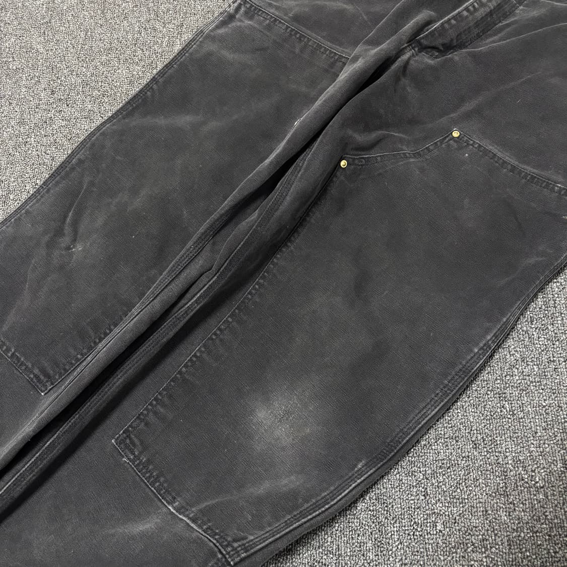 [Rare] 칼하트 더블니 블랙 그레이 b01 blk 상품이미지4