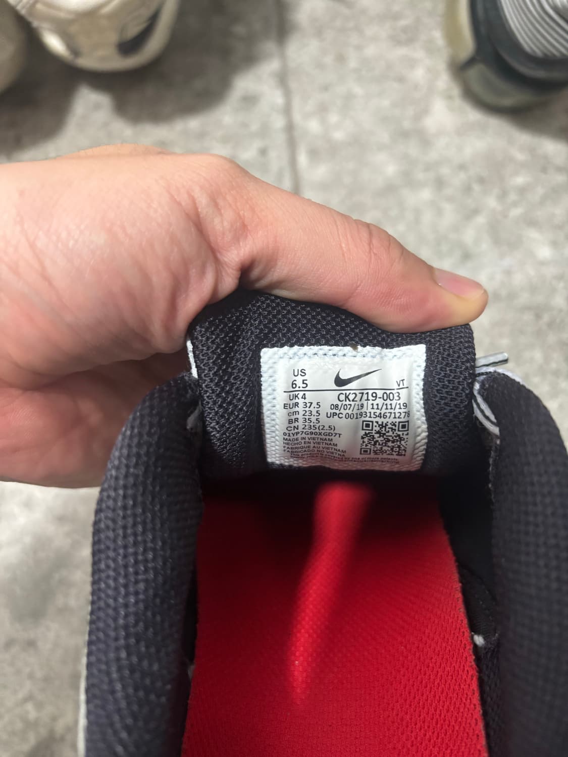 나이키 에어 베이퍼맥스 360 그레이 상품이미지5