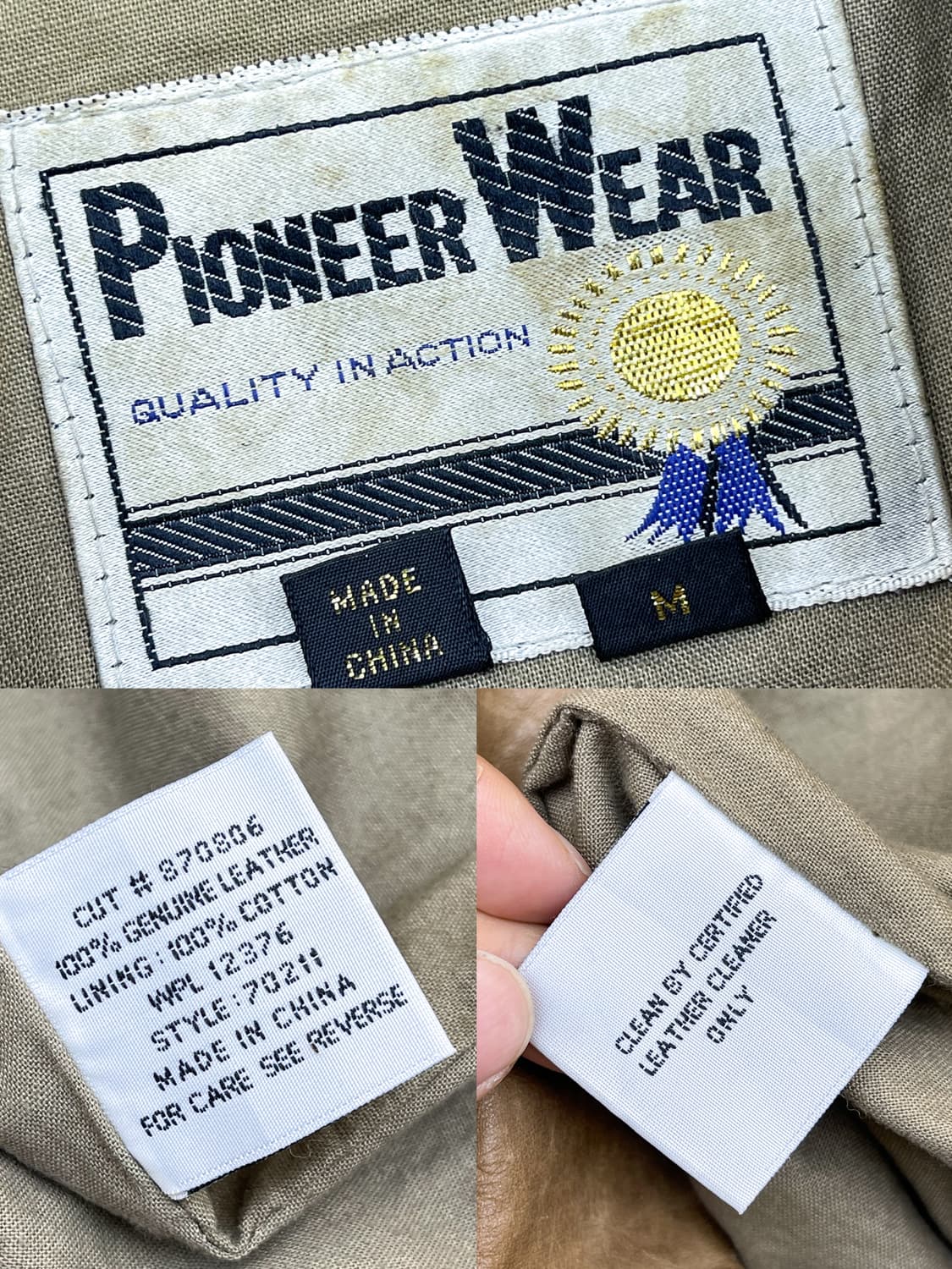 Pioneer Wear 노츠 레더 버튼 자켓 상품이미지6