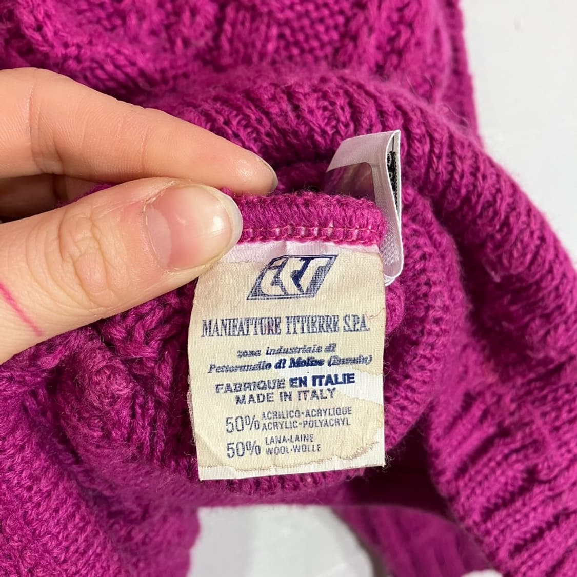 베르사체 꽈배기 니트 상품이미지6