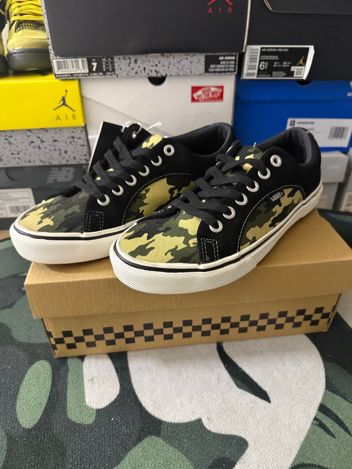 VANS V86CF CAMO 255 풀박 상품이미지1