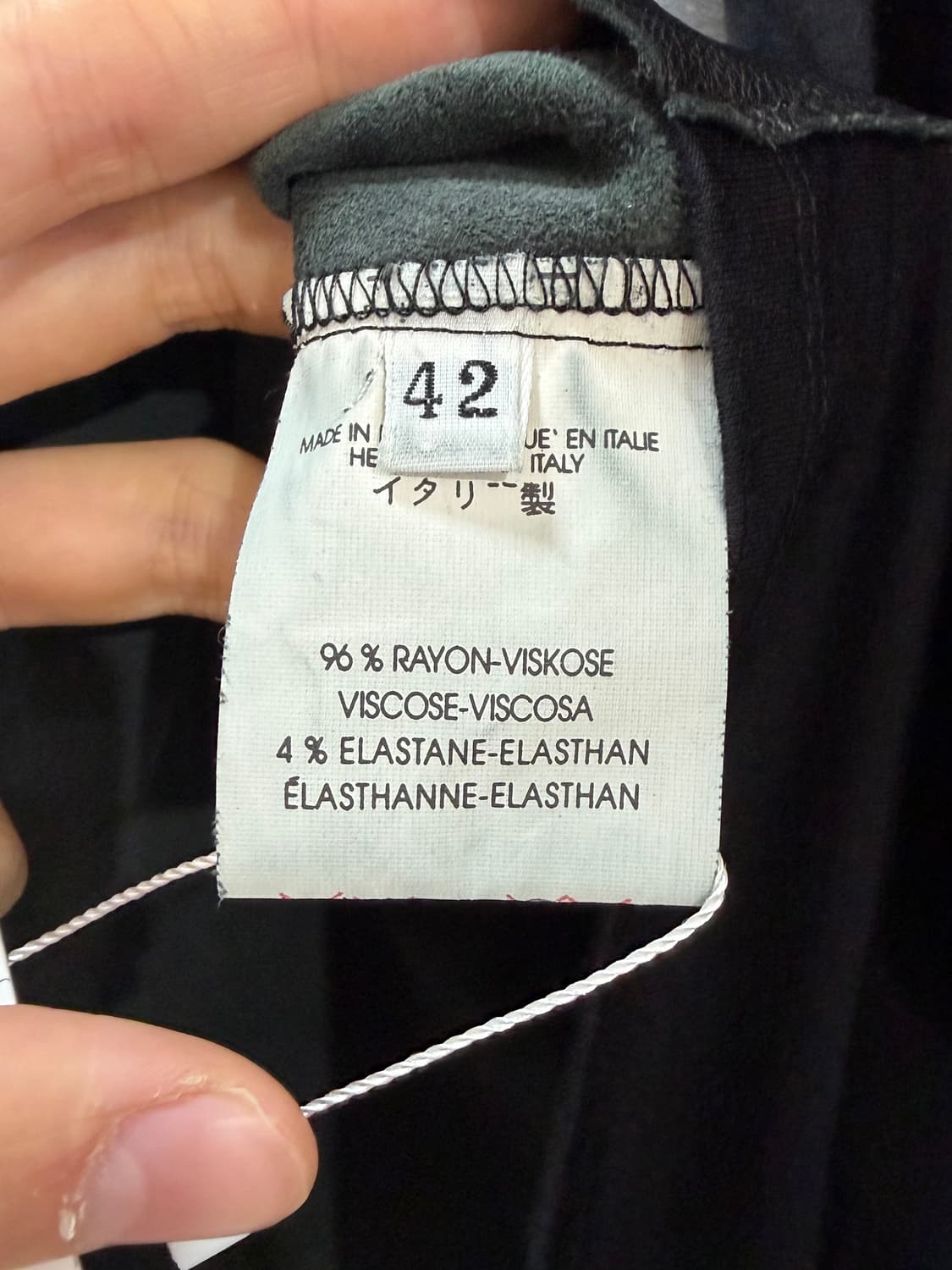 빈티지 에코레더탑 made in Italy 상품이미지6