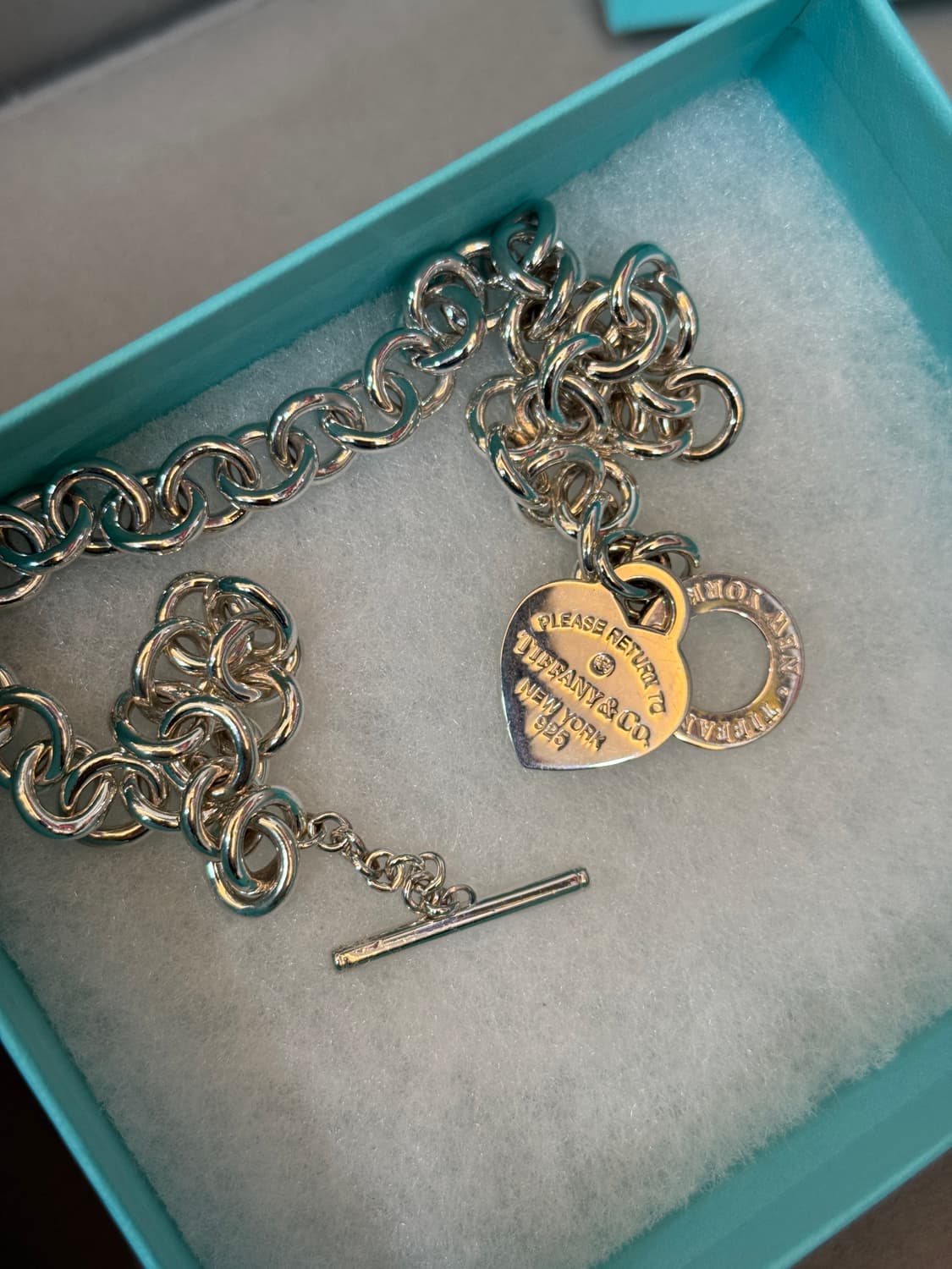 티파니앤코 리턴 하트 토글 다이아 네크리스 목걸이  상품이미지2