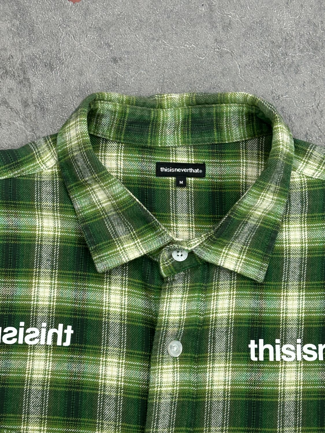 디스이즈네버댓 체크 셔츠 상품이미지3
