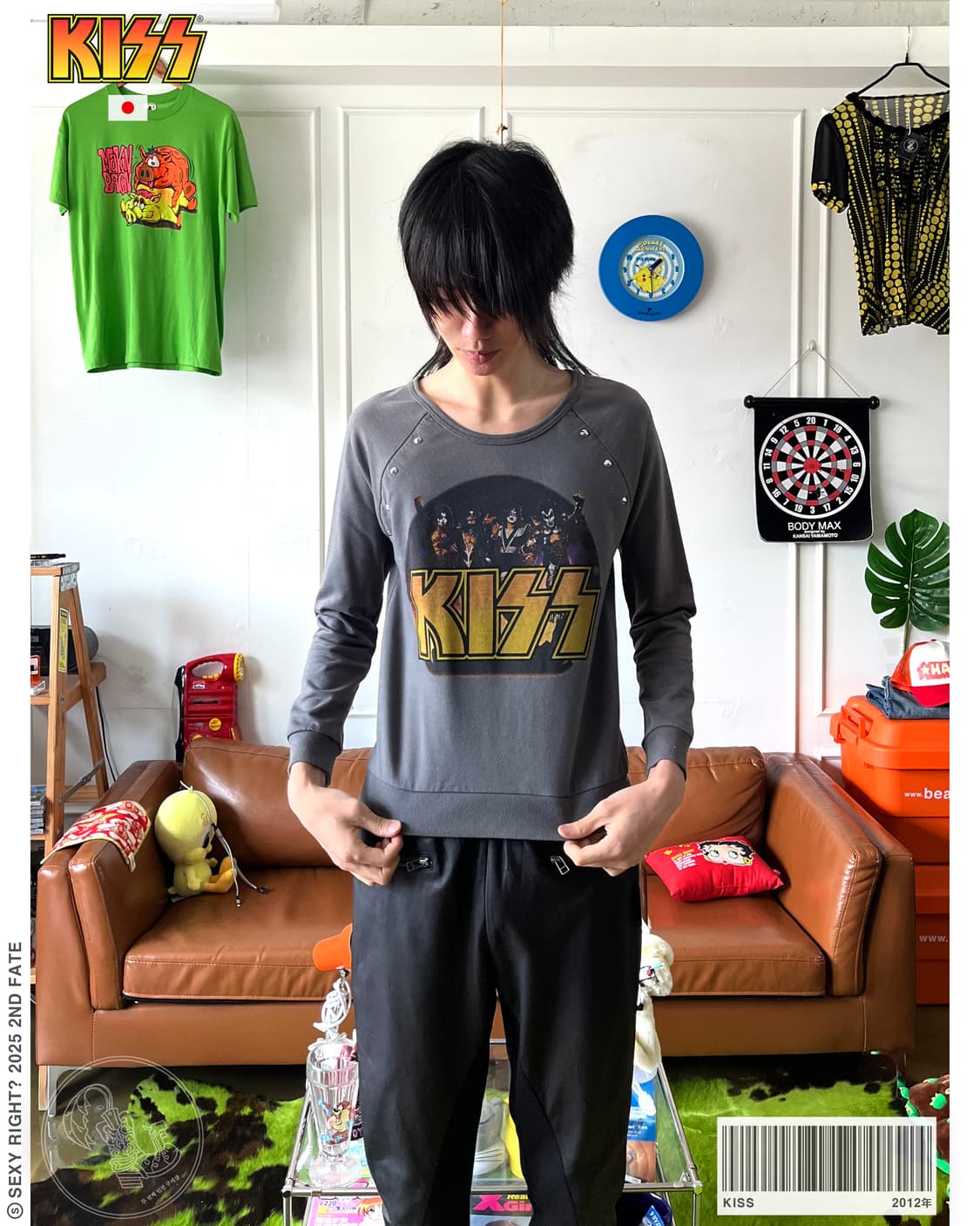 KISS 2012年 Japanese Studded Long Sleeve 상품이미지1