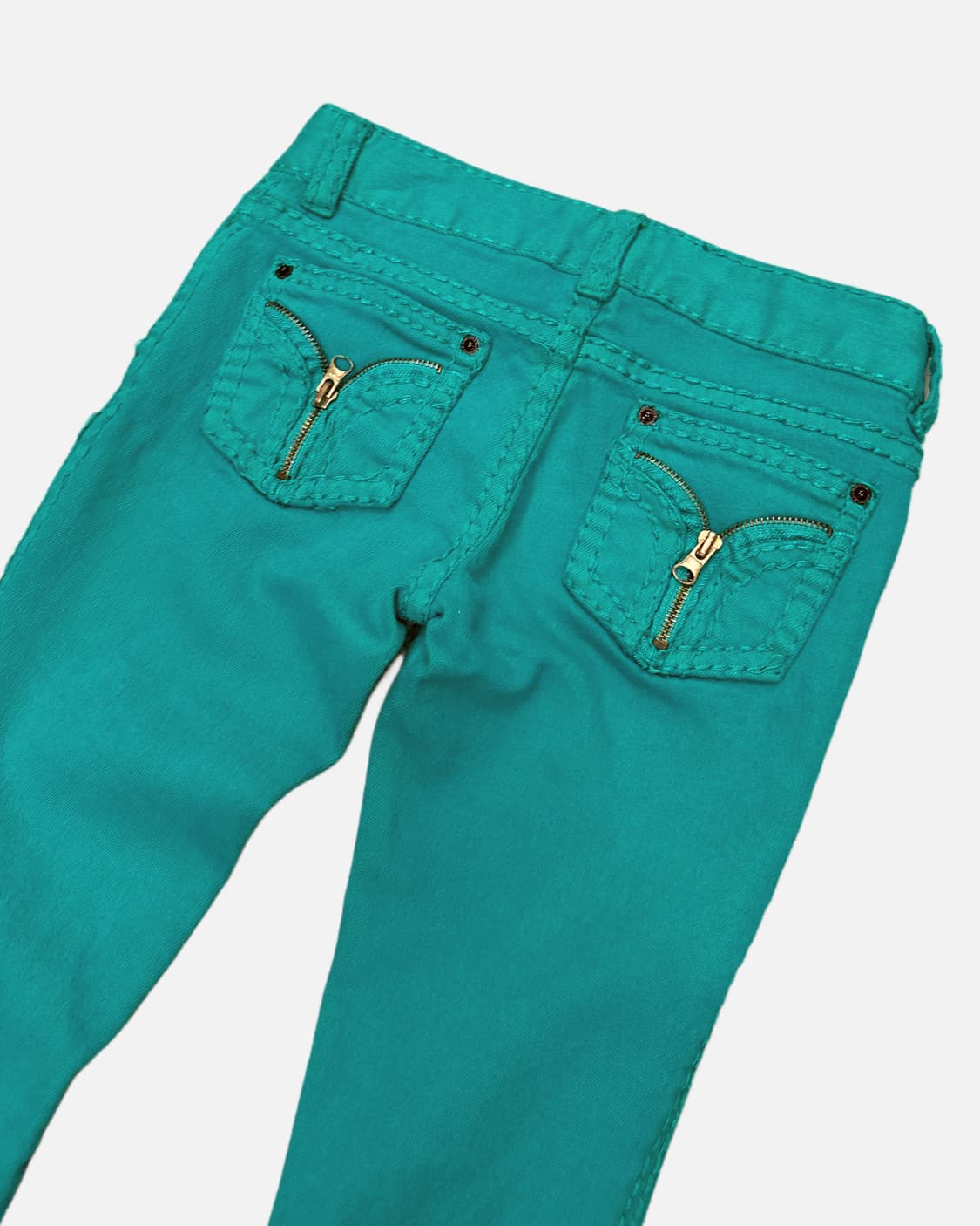 bluegreen zipper slim punk jean 상품이미지6