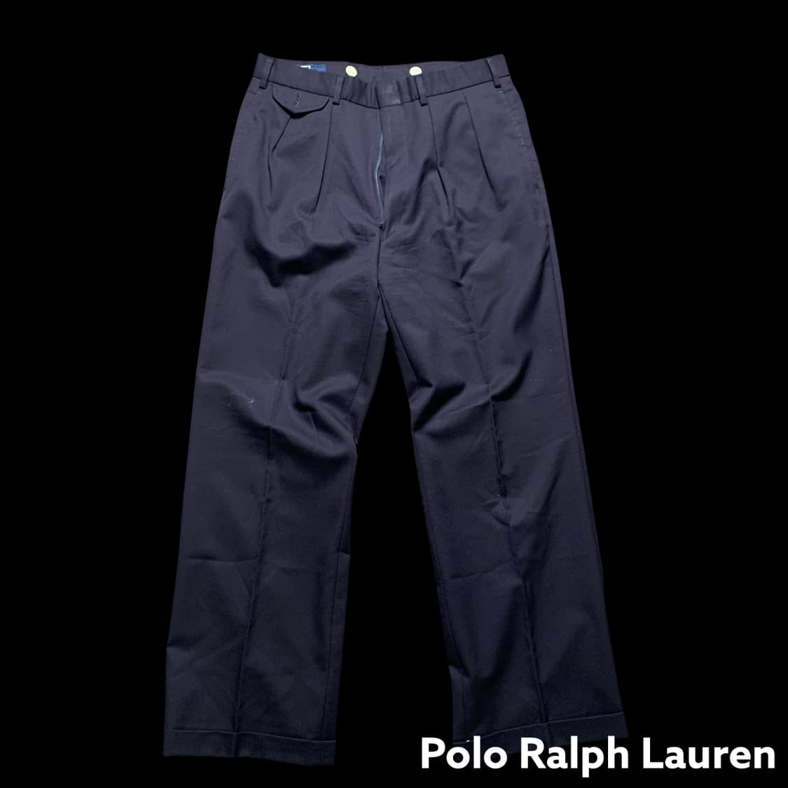 [S] 폴로 랄프로렌 남색 금장 버튼 셋업 자켓 팬츠 상품이미지7