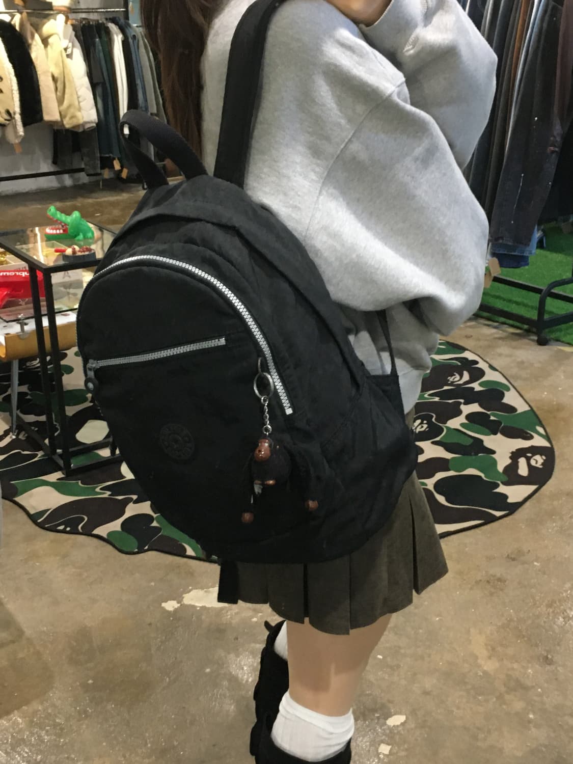 키플링 미니 백팩 블랙 상품이미지3