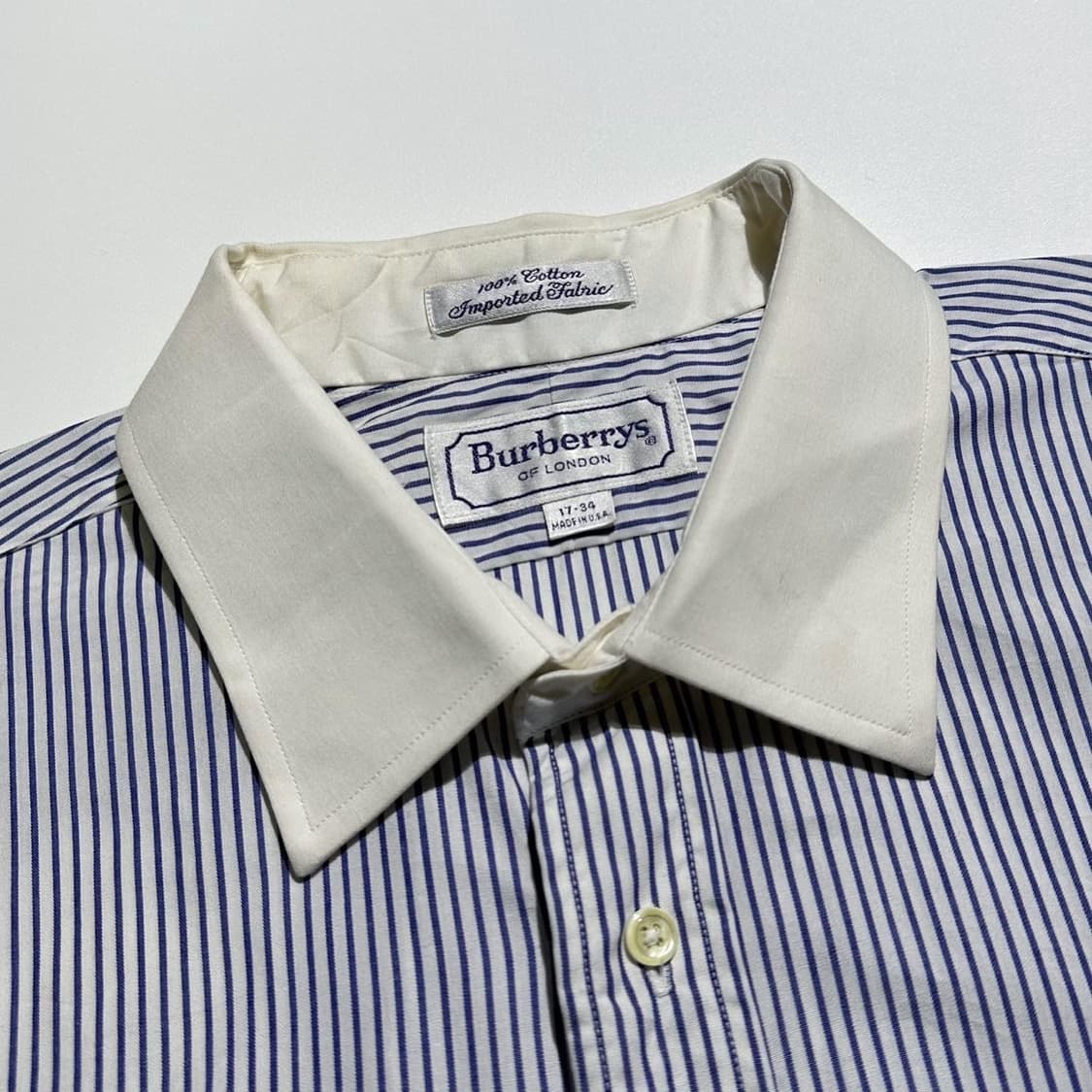 ️버버리 와이드 커프스 스트라이프 셔츠 상품이미지5