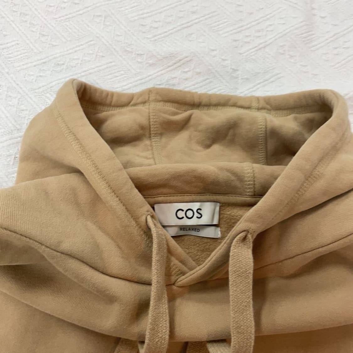 [100] COS 릴렉스핏 기모 후드티 상품이미지3