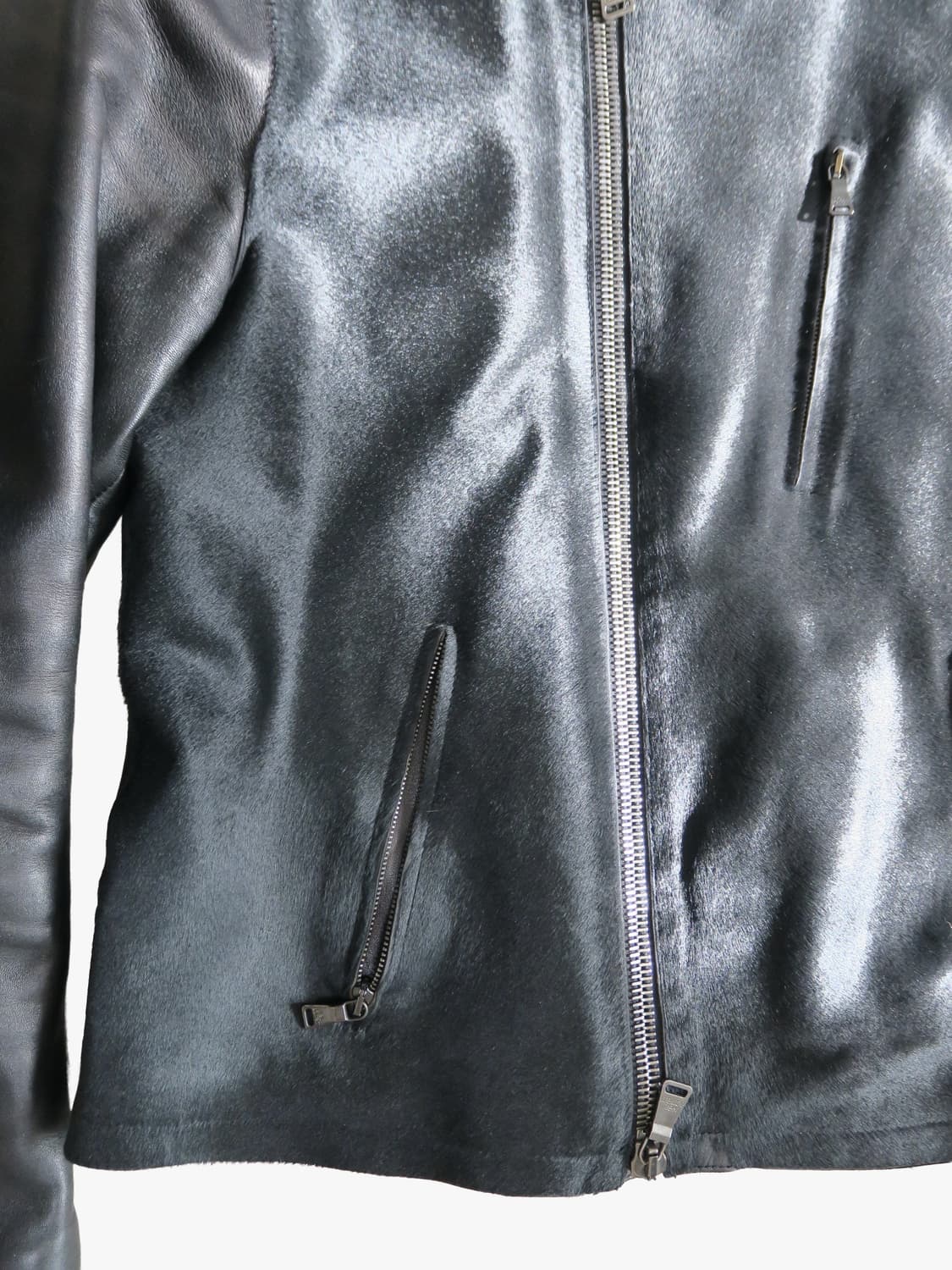 닐바렛 가죽 송치 자켓 L 상품이미지4