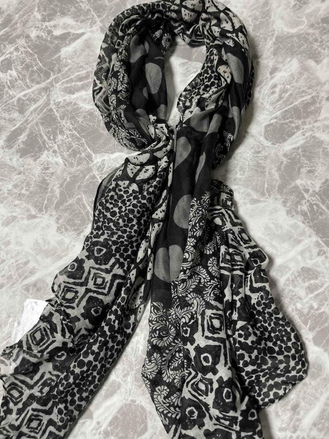 (Japanese vintage)gothic scarf muffler 상품이미지2