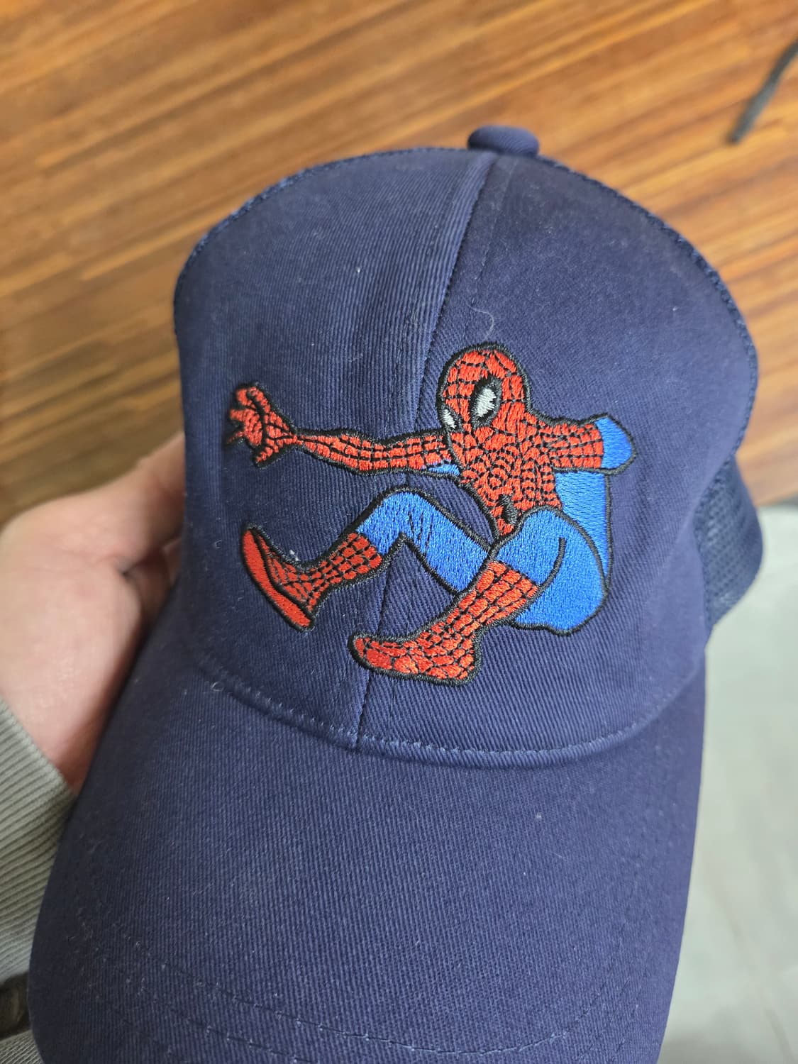 마블 제이슨 폴란 빈티지 스파이더맨 자수 메쉬모자 프리 상품이미지6