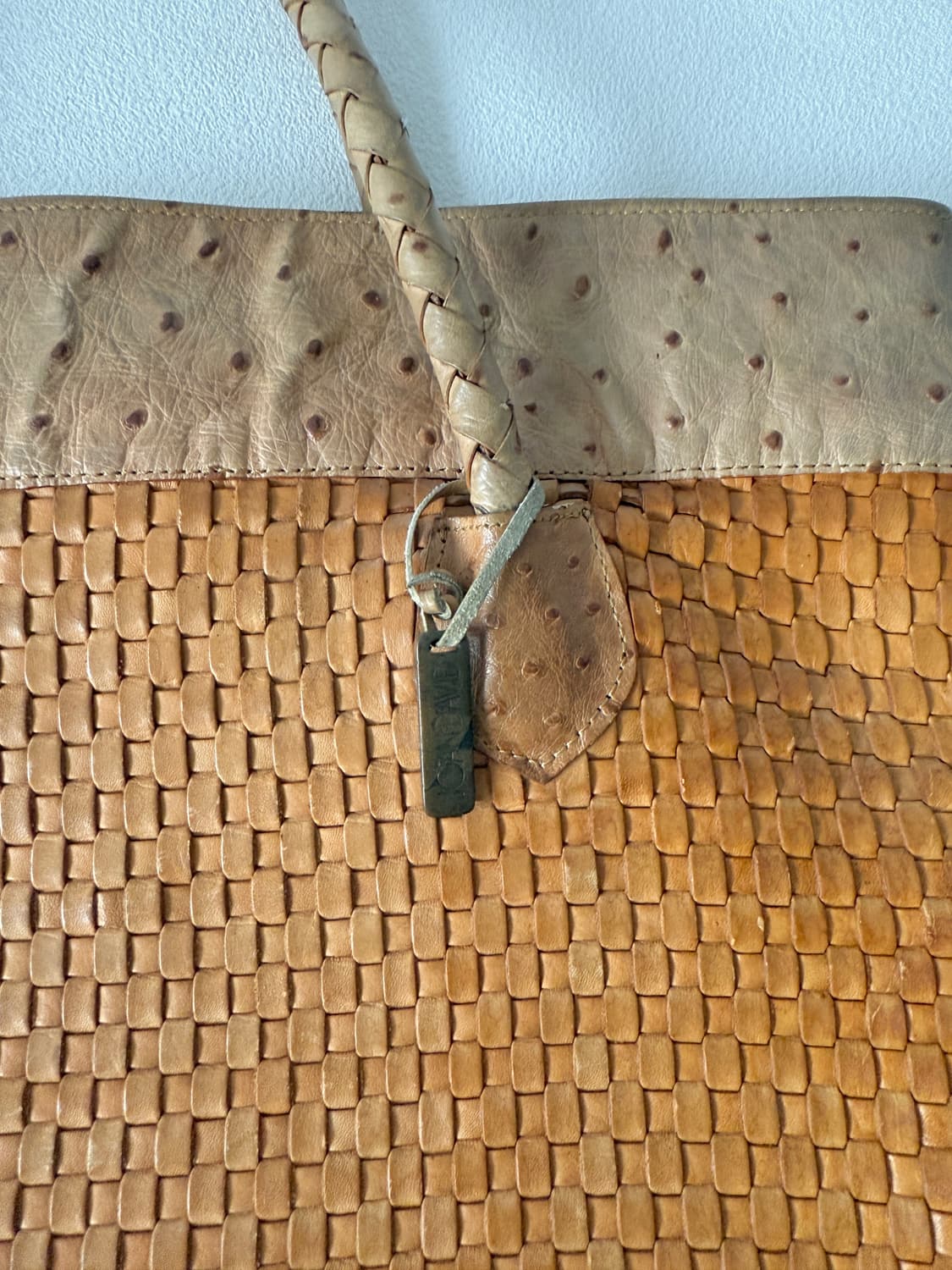 JOAN&DAVID 위밍 레더 토트 숄더백(큰 사이즈) 상품이미지3