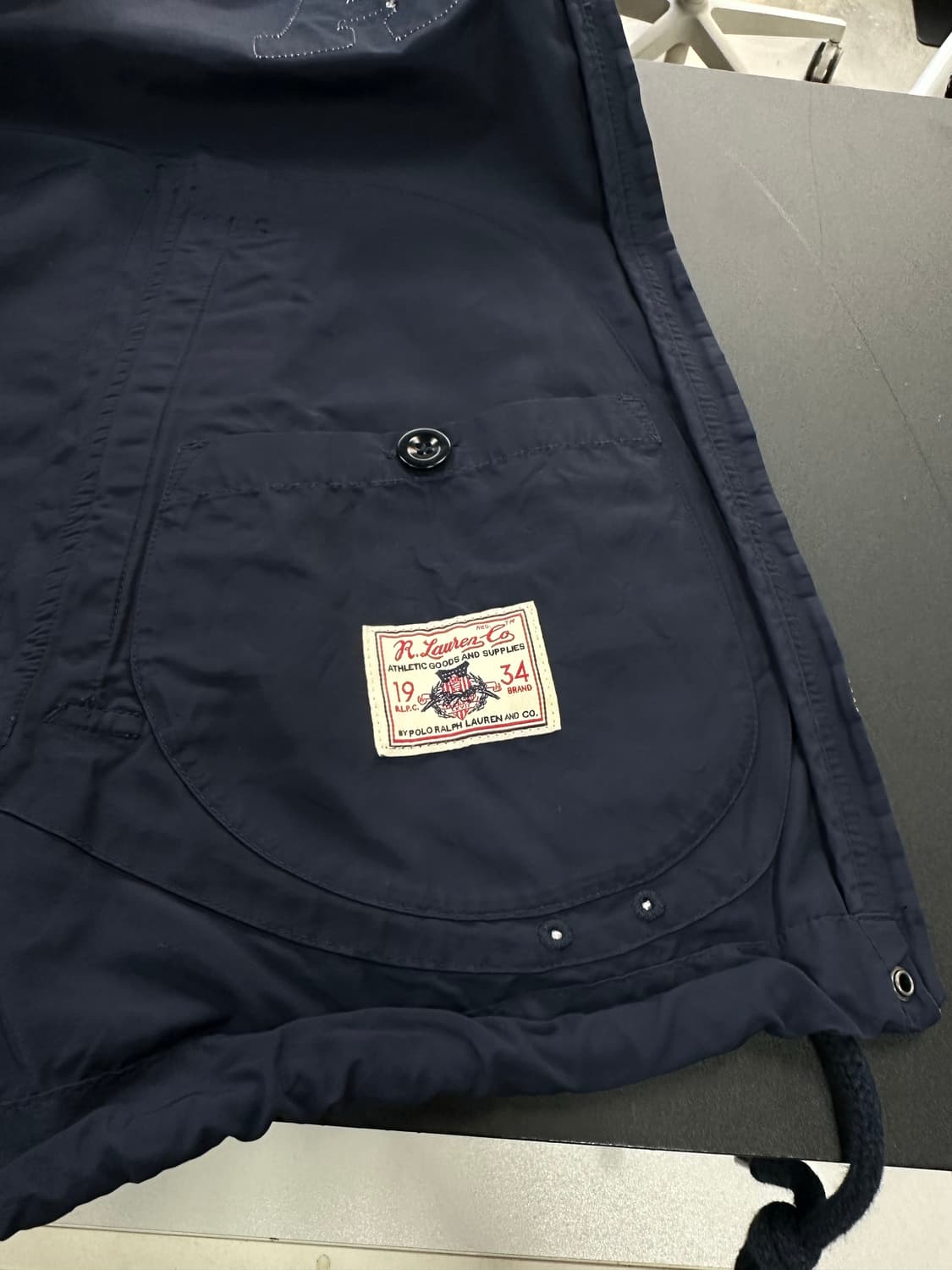 폴로 랄프로렌 USA 빅포니 코튼나일론 컴뱃자켓 네이비 상품이미지7