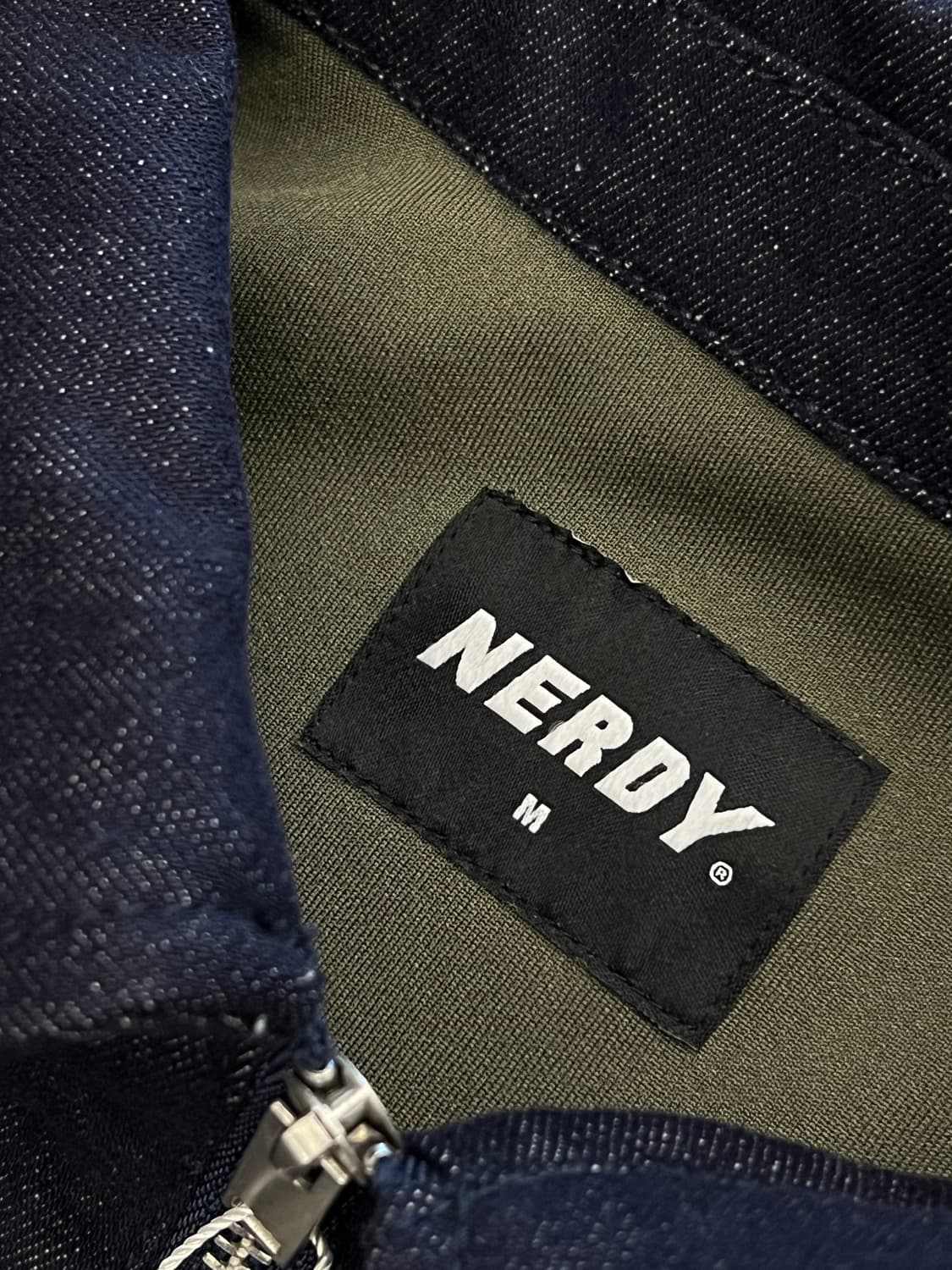 널디 크롭 데님 져지 자켓 새상품 처분  상품이미지3