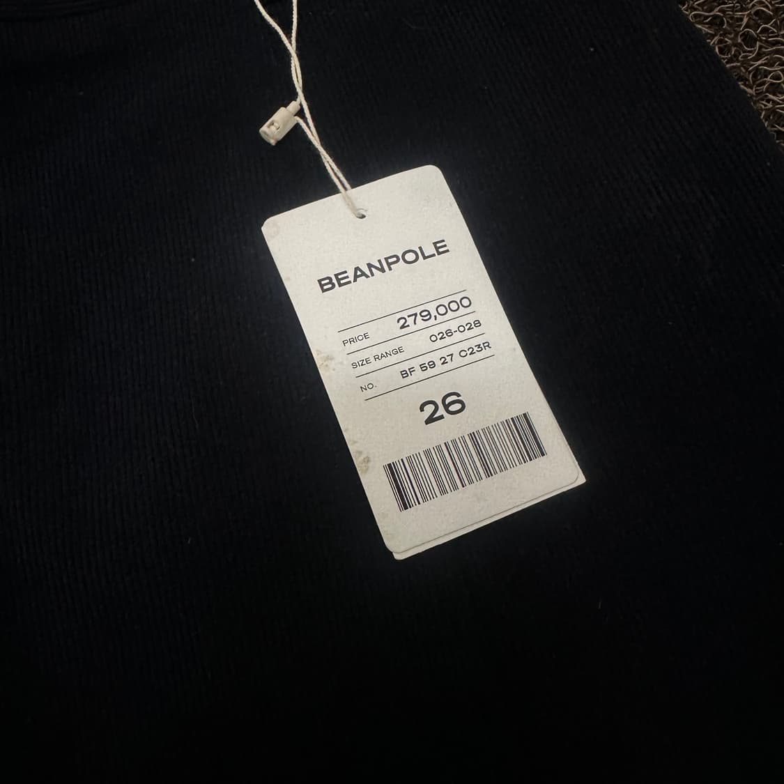 [새상품] 빈폴 여성 코듀로이 스커트 치마 네이비 26인치 상품이미지5