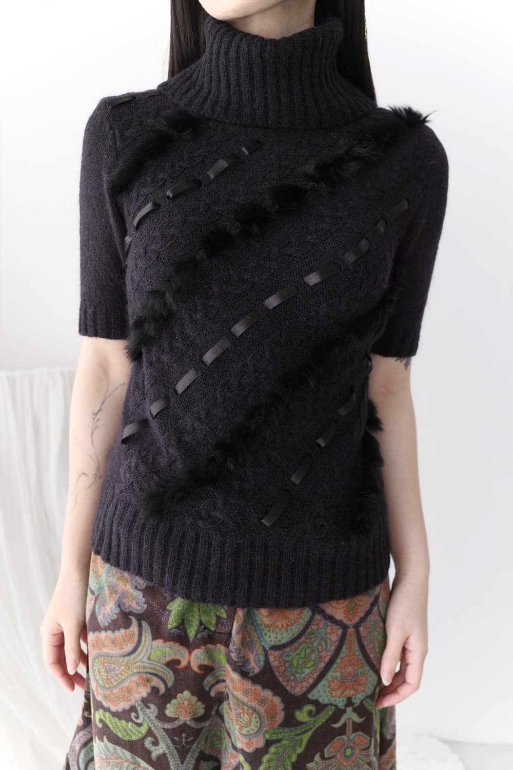 fur half knit 상품이미지7