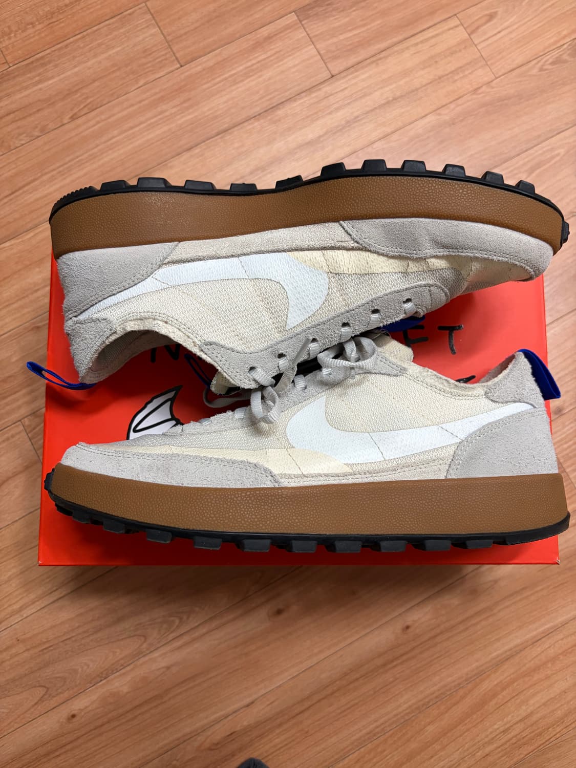 [285] 나이키 x 톰 삭스 제너럴 퍼포즈 슈 라이트 크림 상품이미지4