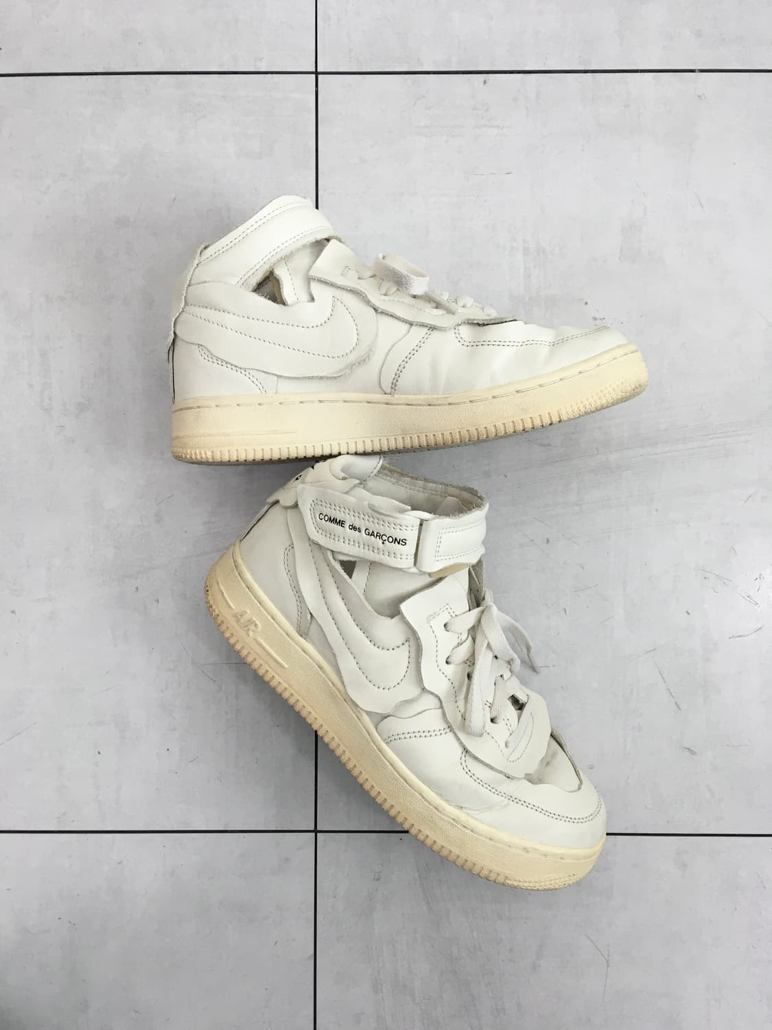 꼼데가르송 나이키 에어포스 스니커즈 상품이미지7