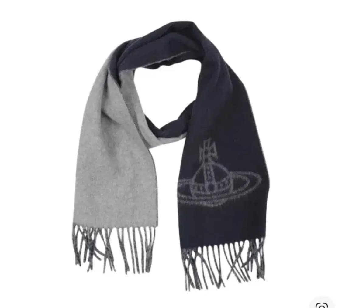 비비안웨스트우드 더블 로고 머플러 상품이미지1