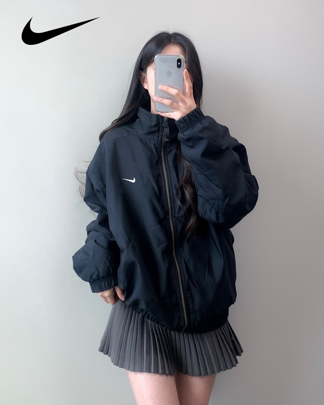 나이키 NRG 솔로스우시 사틴 봄버 자켓 상품이미지3