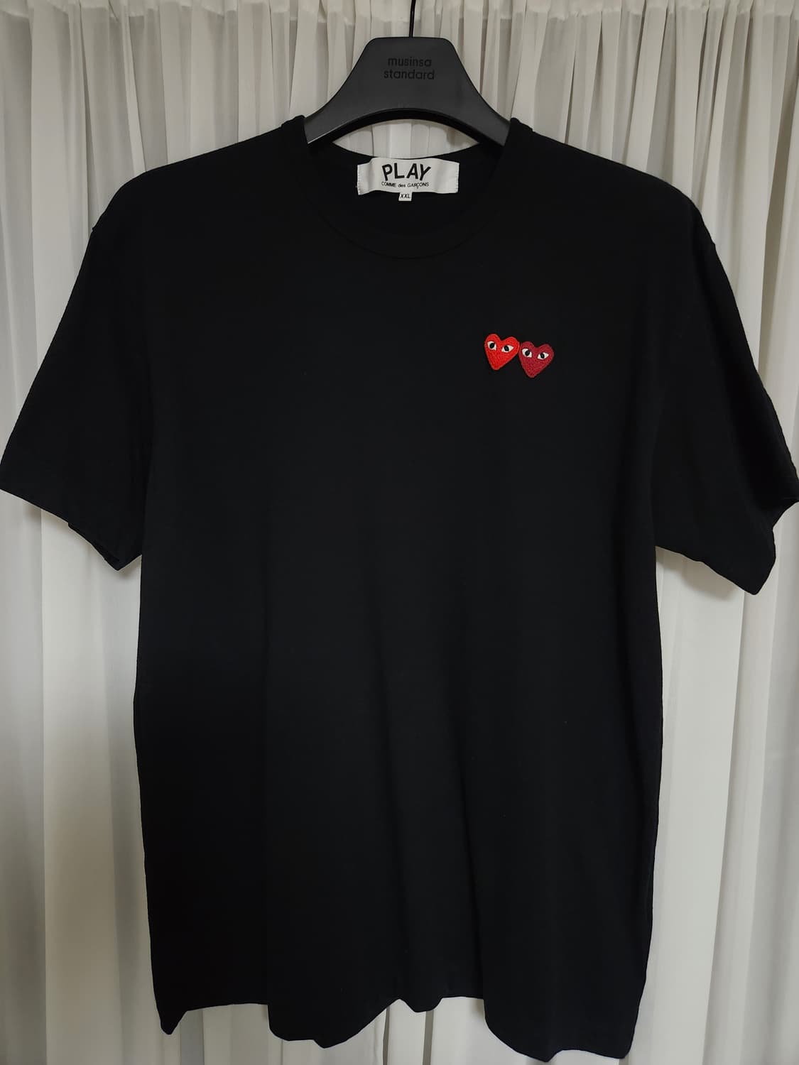 꼼데가르송 더블 와팬 블랙 XXL사이즈 상품이미지1