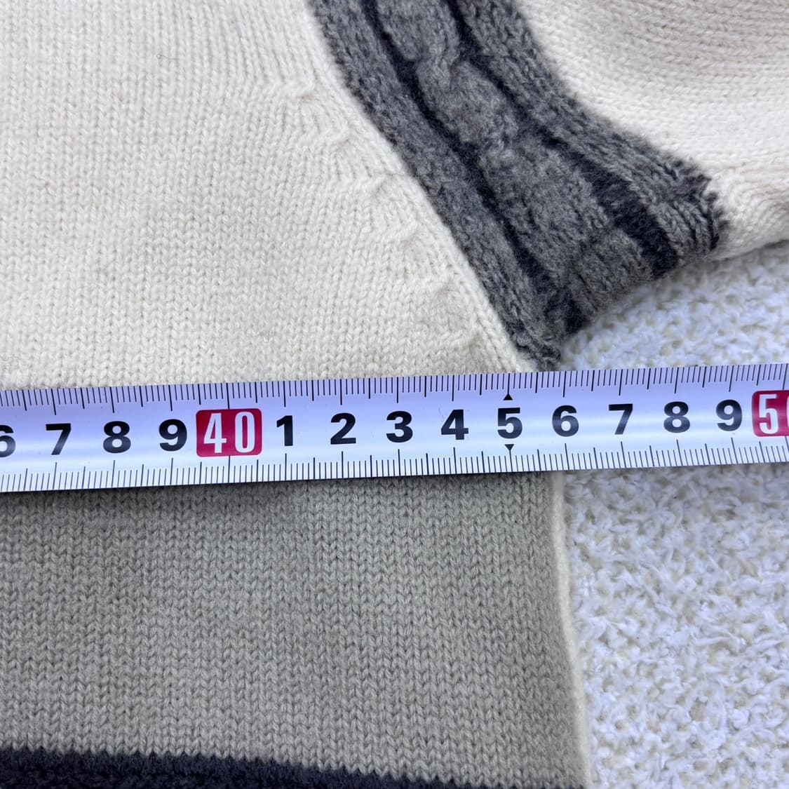 실측확인 고급 빈티지 케이블 니트 0402E 상품이미지6