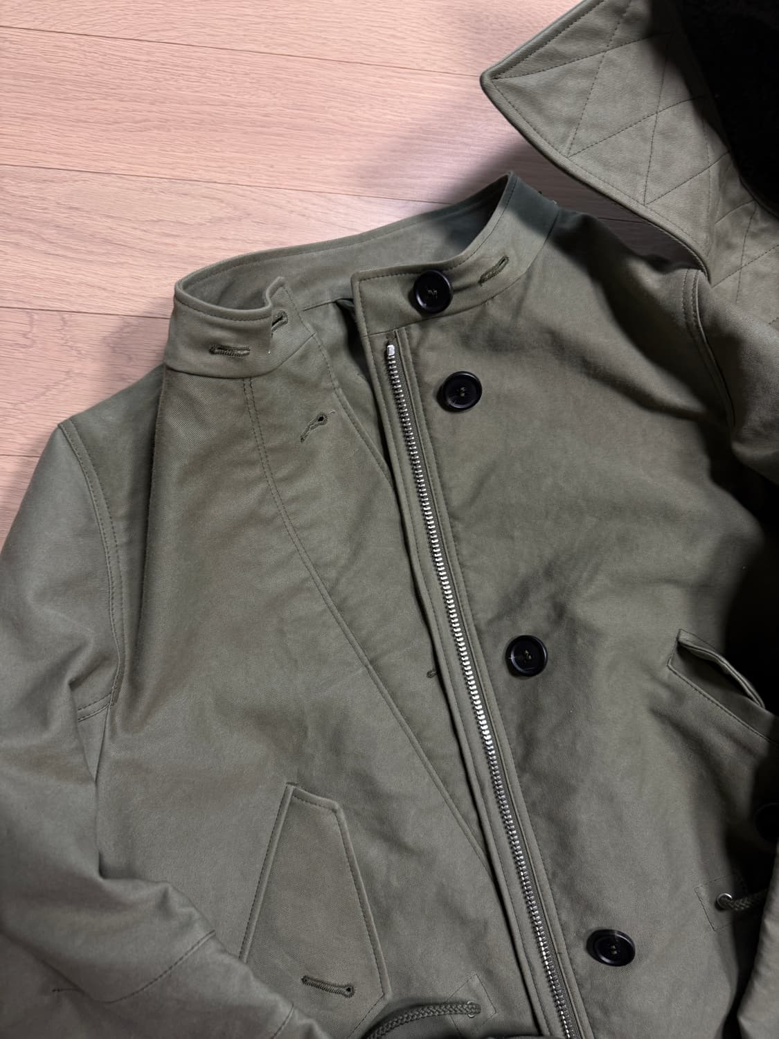 [38] 프라다 롱 후드 파카 야상 상품이미지6