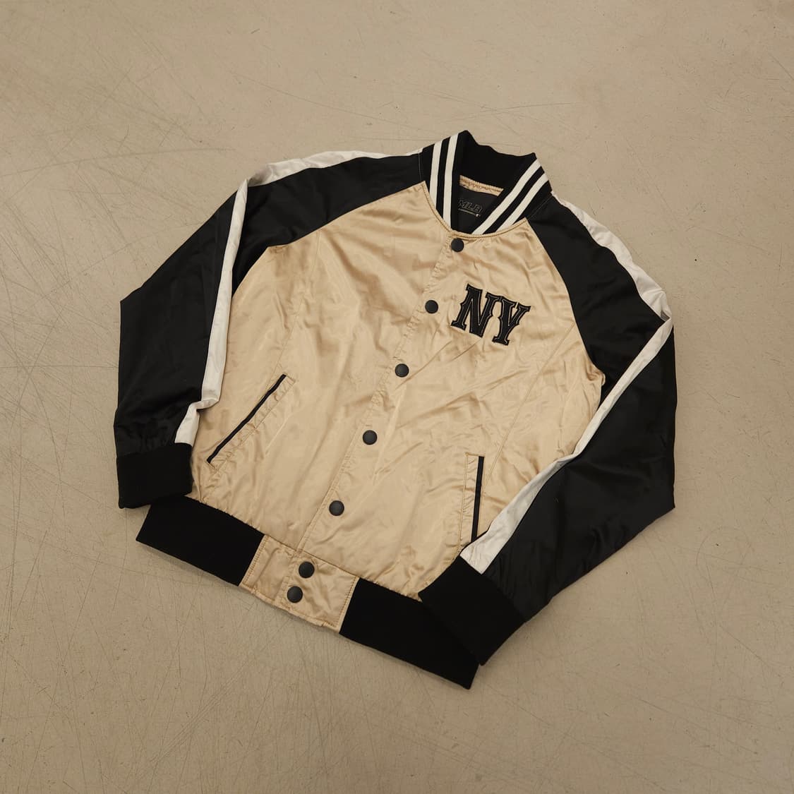 MLB 뉴욕양키스 배색 스타디움 자켓 상품이미지1