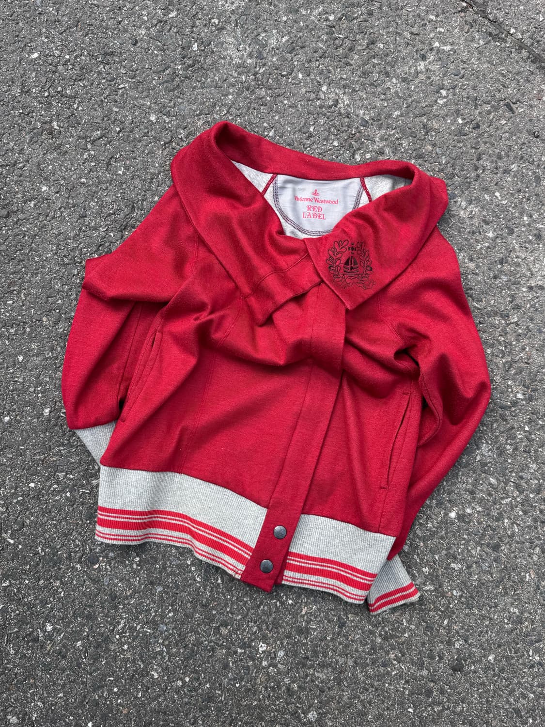 비비안웨스트우드 레드라벨 오브자수 언발란스 니트 가디건  상품이미지1