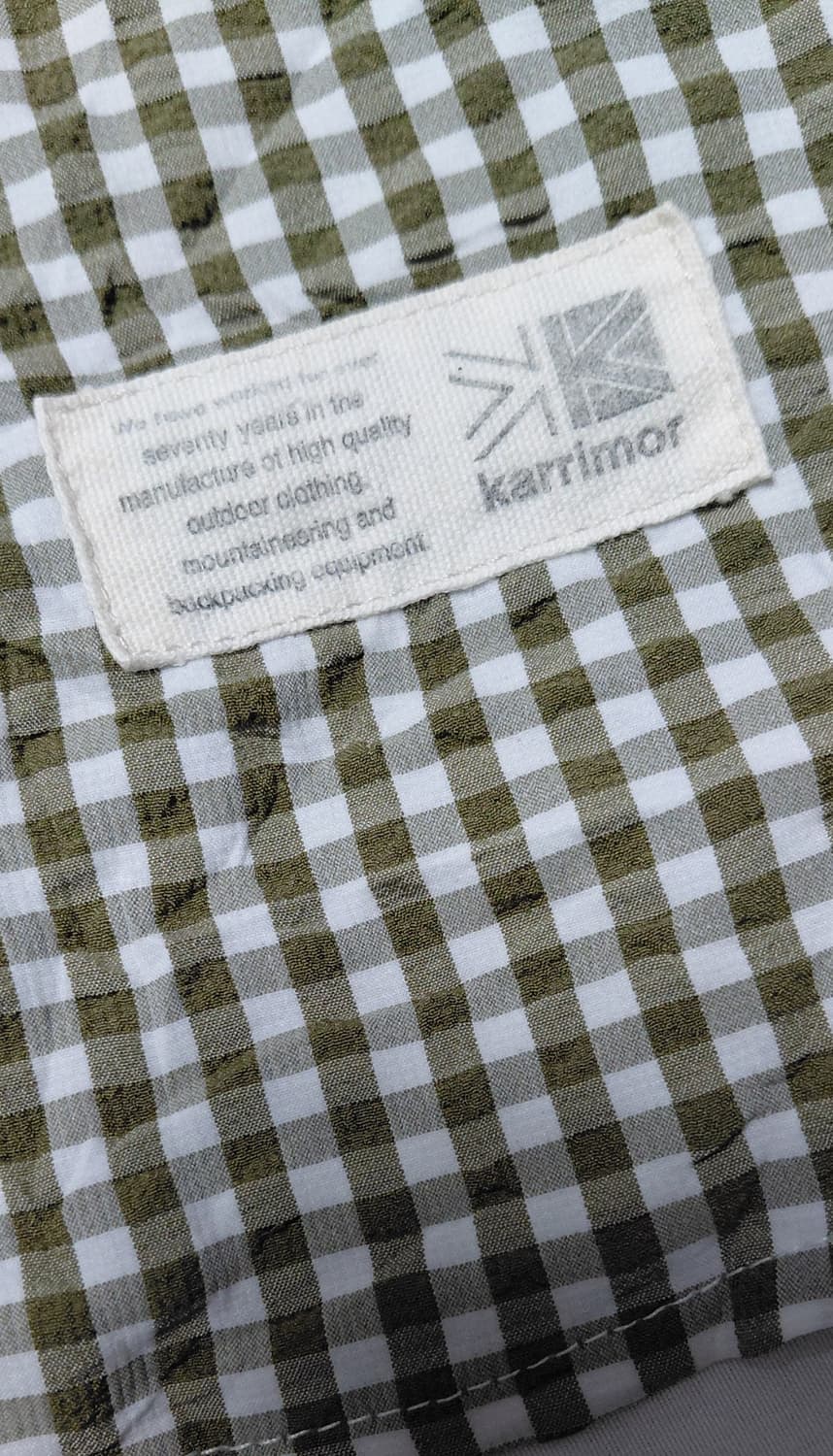 [여성/M] 카리머(Karrimor) 일본라인 베니 깅엄 체크 반팔 셔츠 상품이미지4