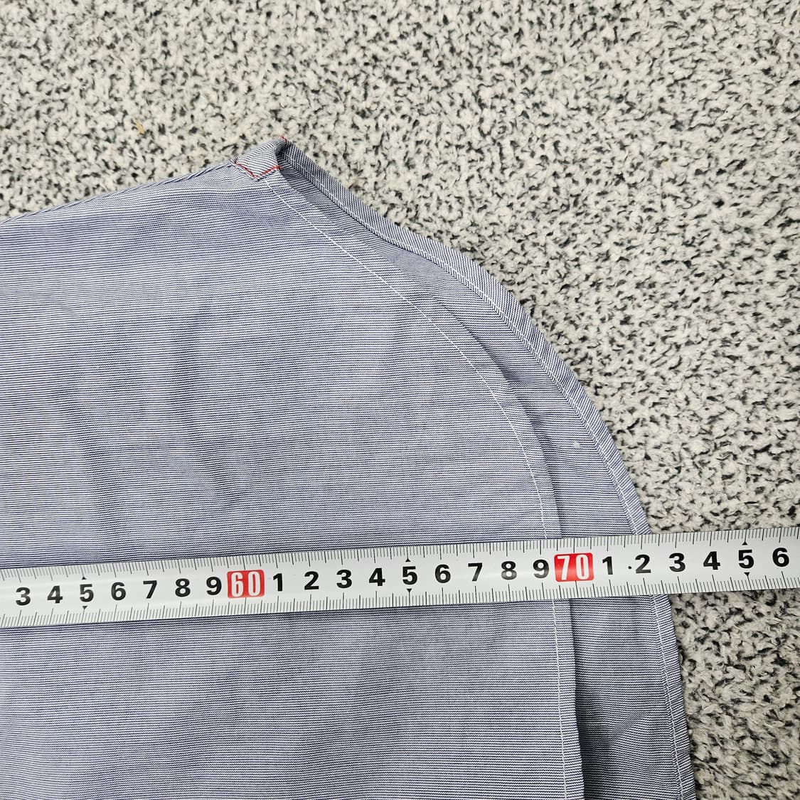 [L] 유니클로 이네스드라 협업 여성 스트라이프 셔츠 0102YH1 상품이미지7