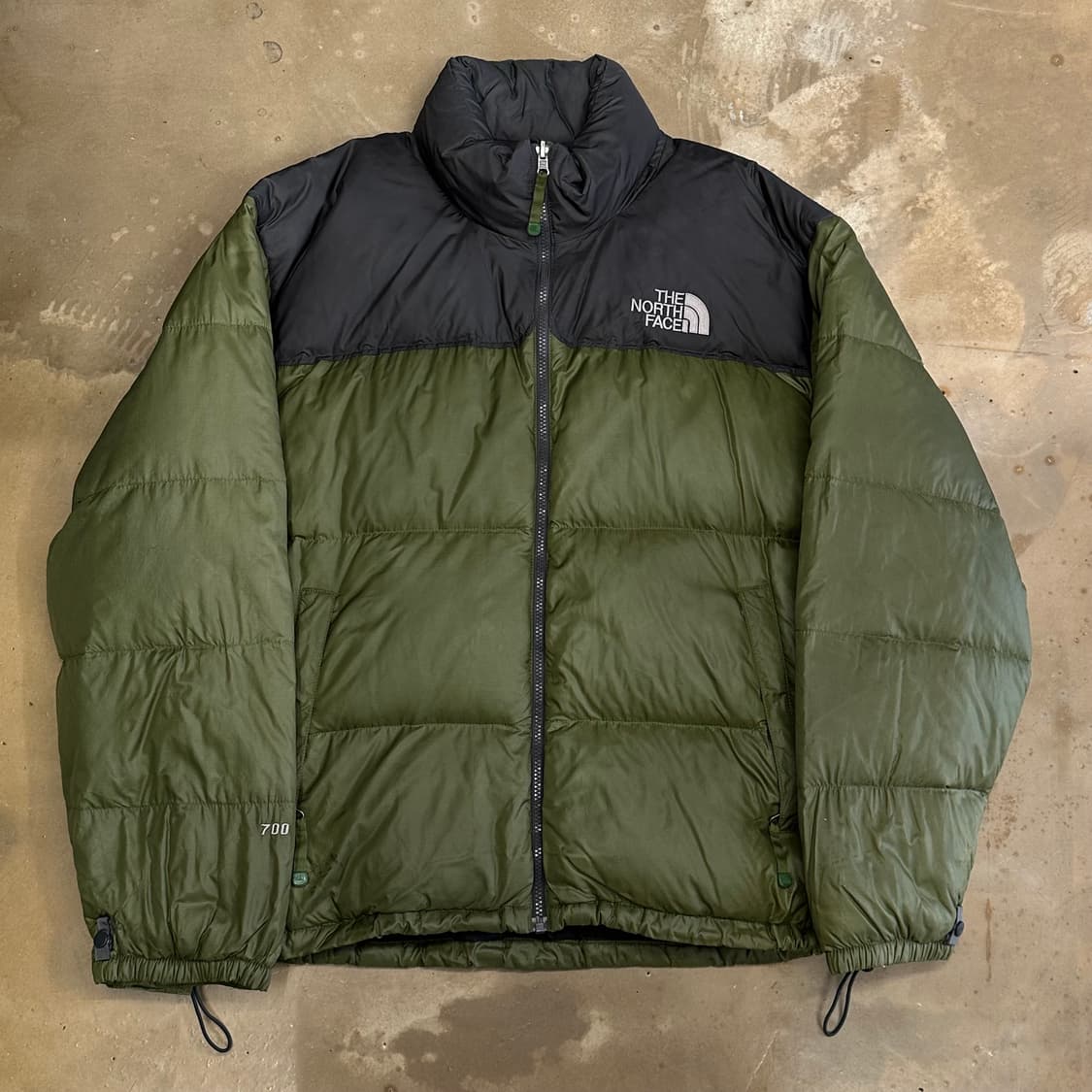 XL 노스페이스 눕시 700 카키 패딩 상품이미지2