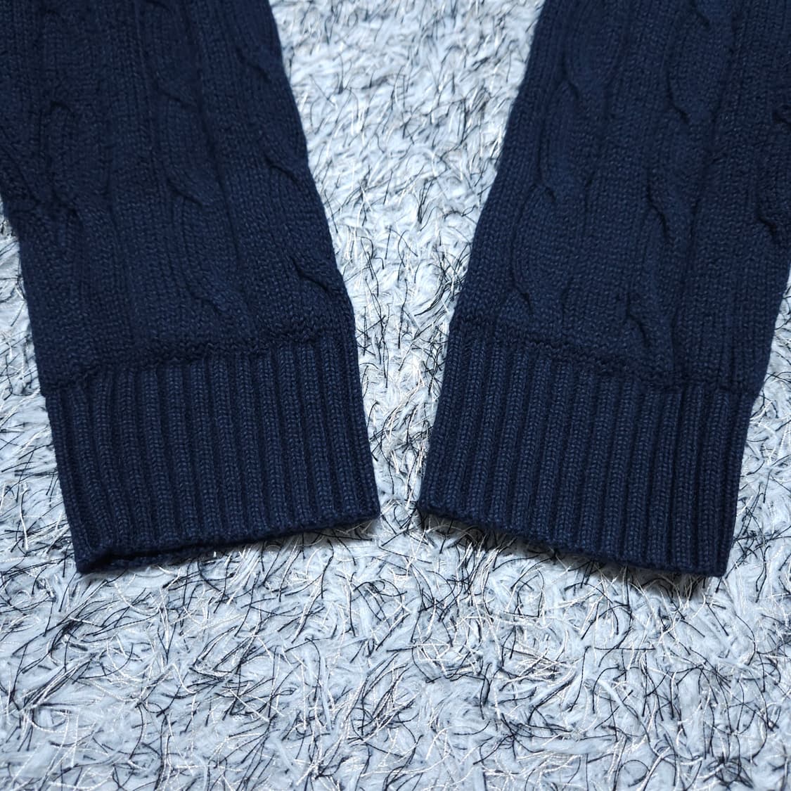 폴로랄프로렌) M 남자 케이블니트 꽈배기가디건 / 왕눈이샵 상품이미지6