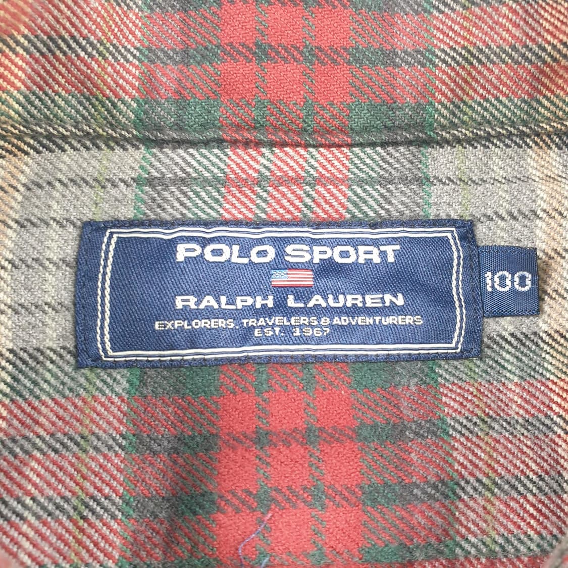 폴로 스포츠 체크 셔츠 상품이미지3