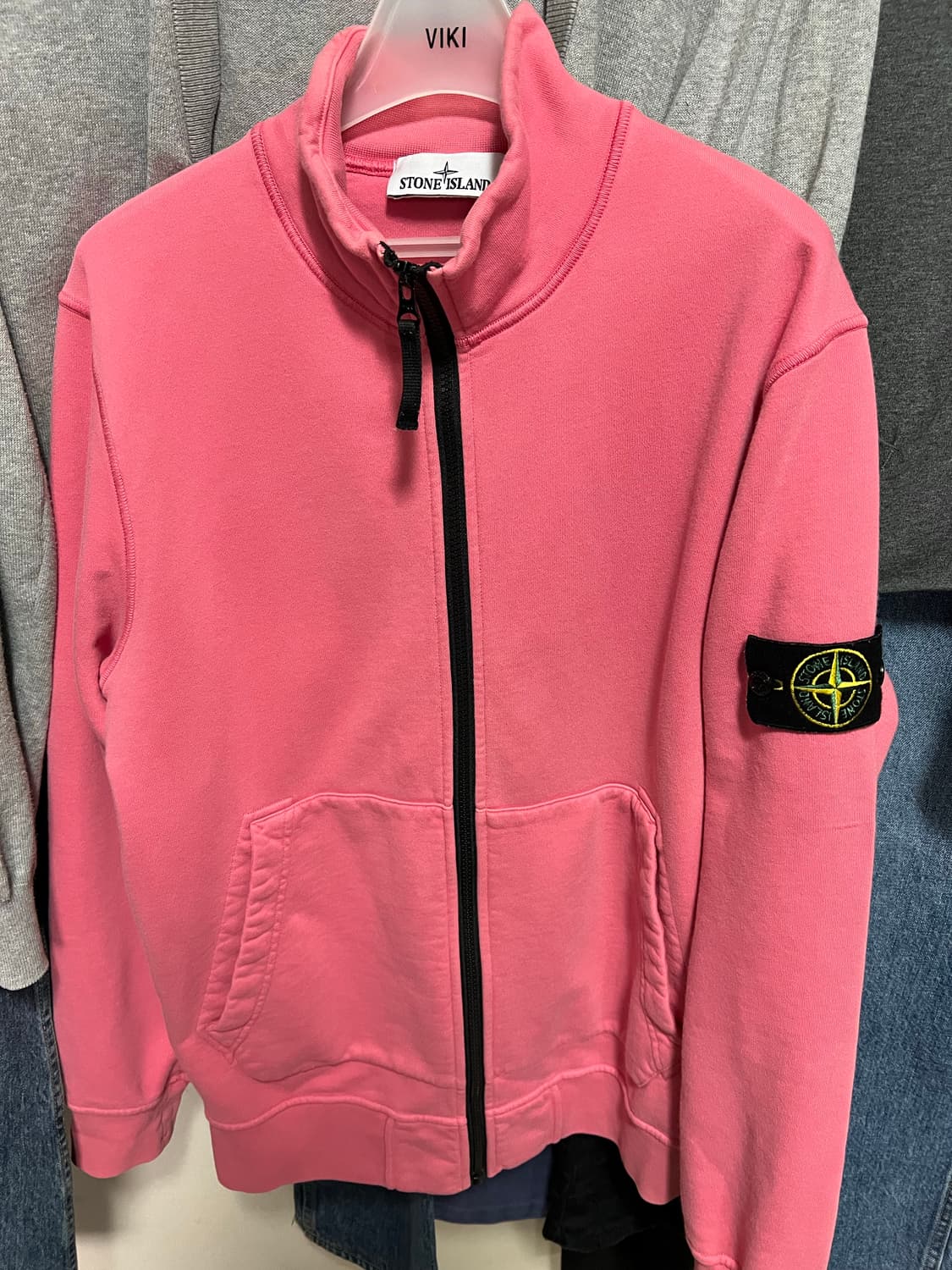 스톤아일랜드 가먼트다잉 스웻 집업 상품이미지1