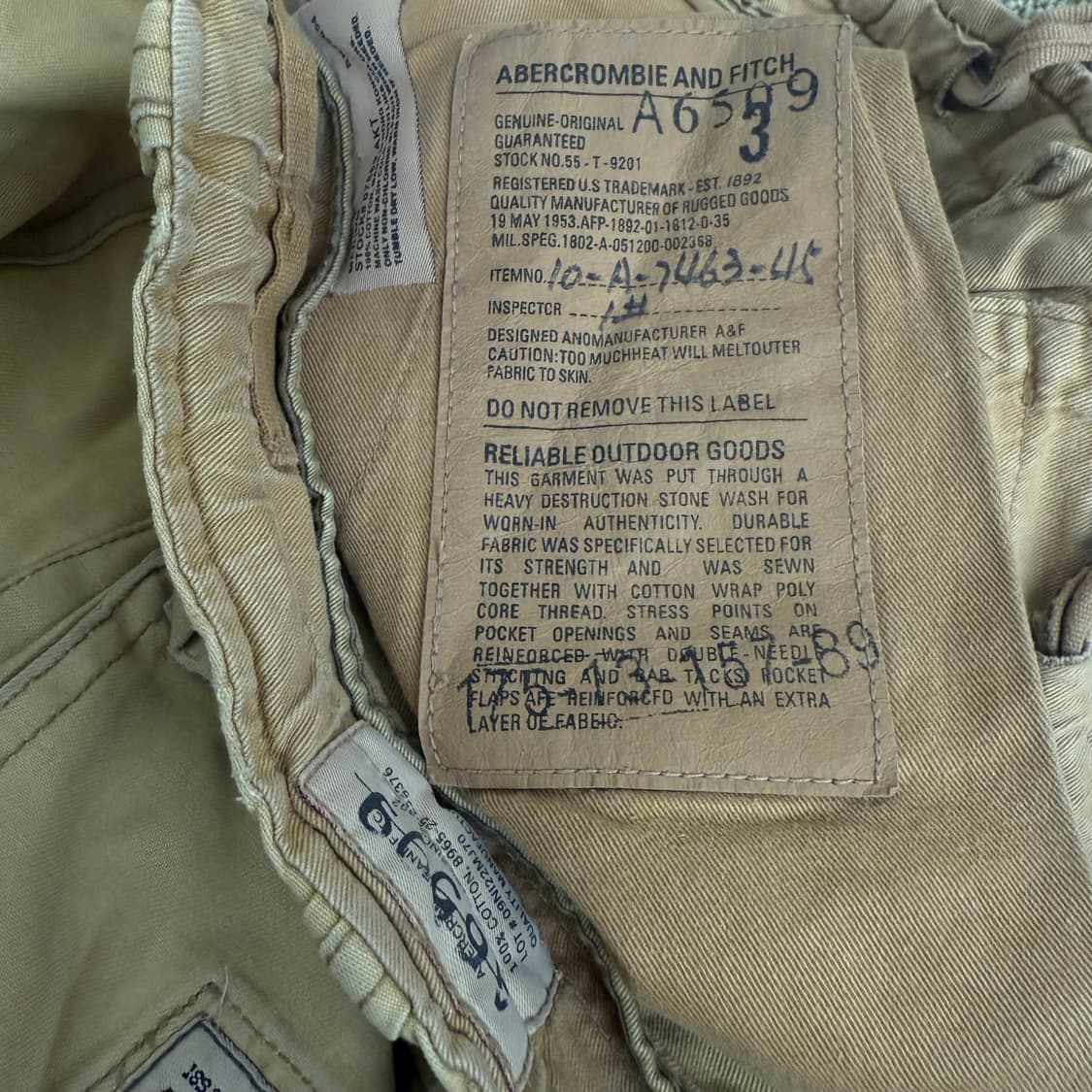 아베크롬비 Y2K 포켓 카고 팬츠 상품이미지2