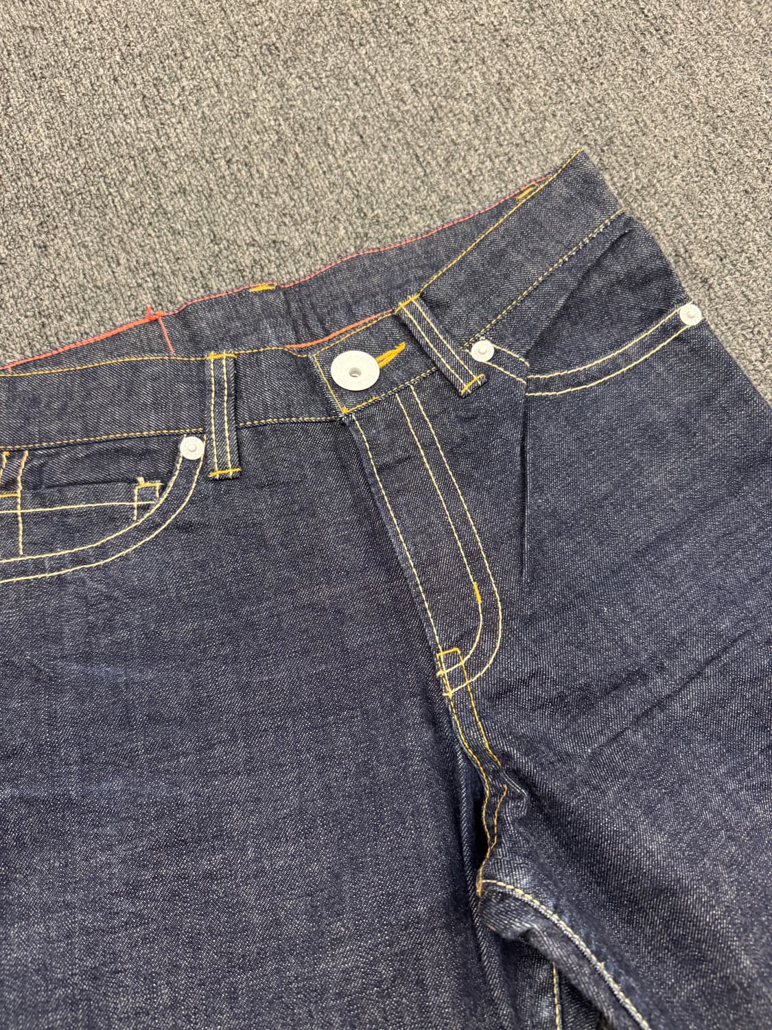 CO&LU 빈티지 페인팅 데님팬츠 힙합팬츠 상품이미지2