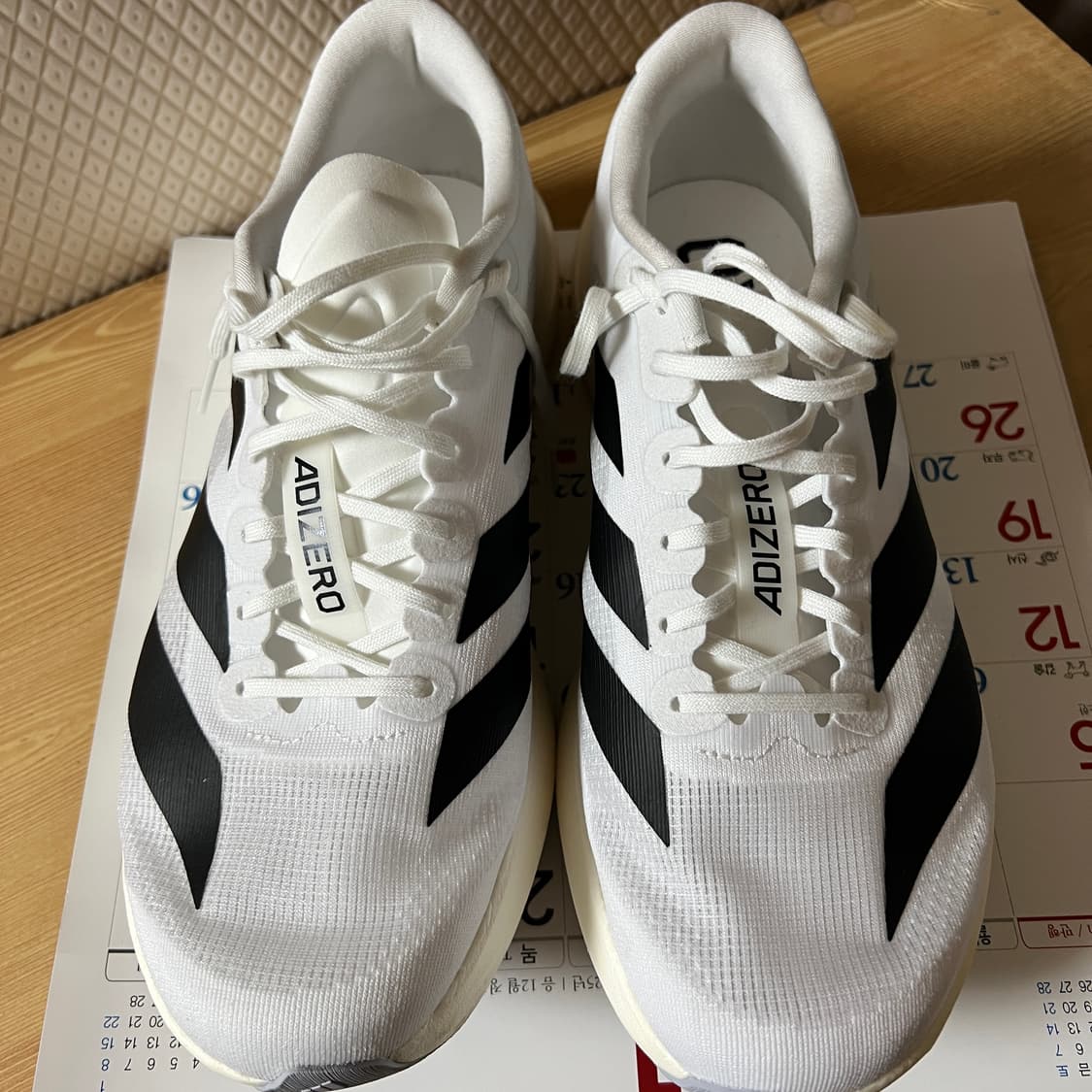 아디제로 evo sl 에보슬 270mm 화이트 상품이미지2