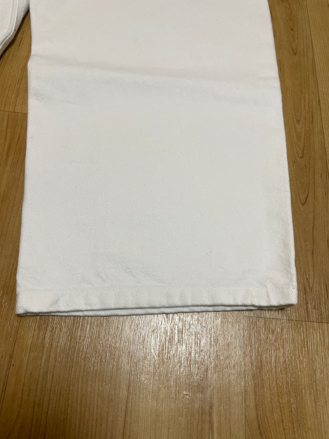 STU 와이드 코튼 팬츠 크림 S 상품이미지10