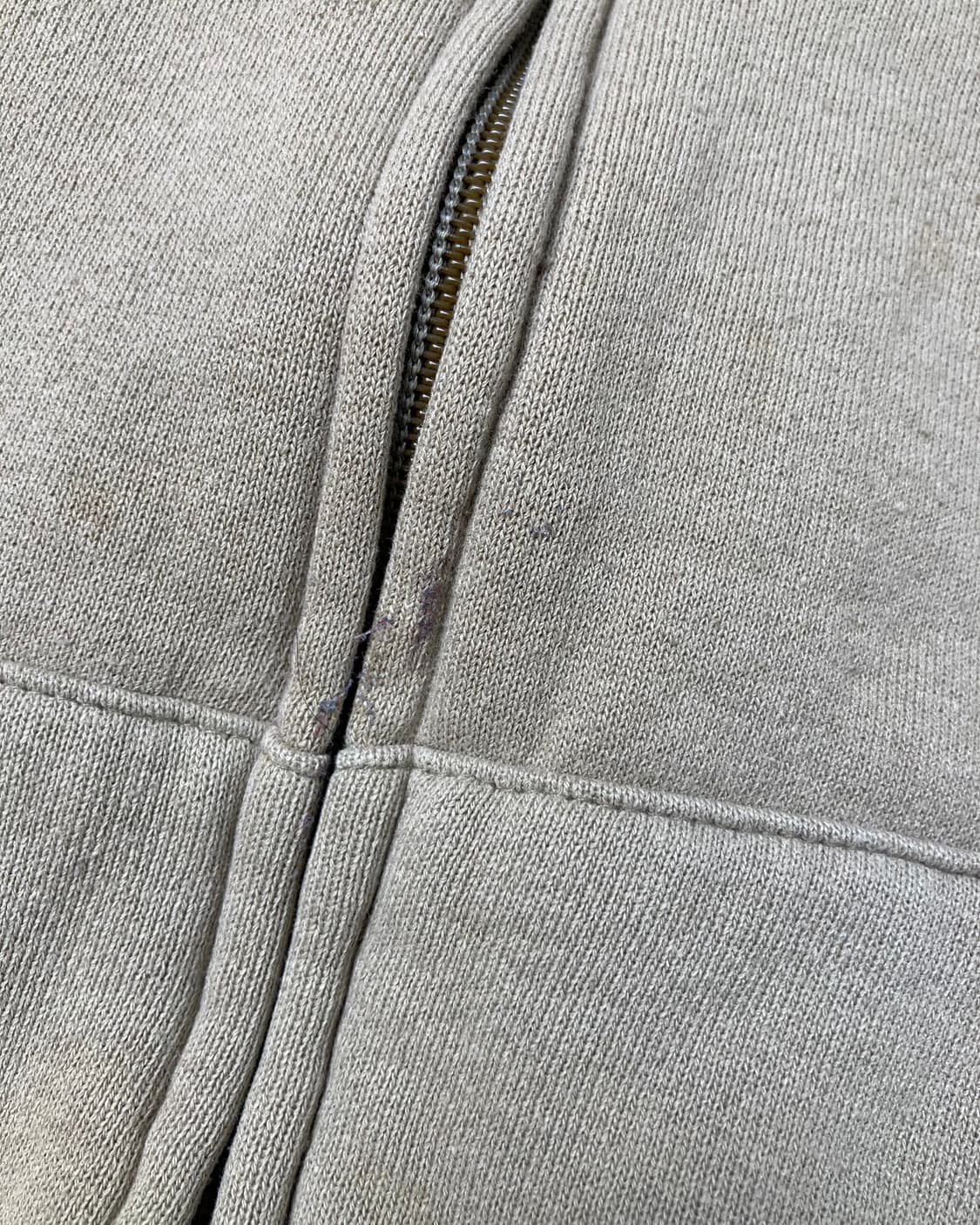 90s Russell Zip Up Hoodie (beige) 상품이미지9