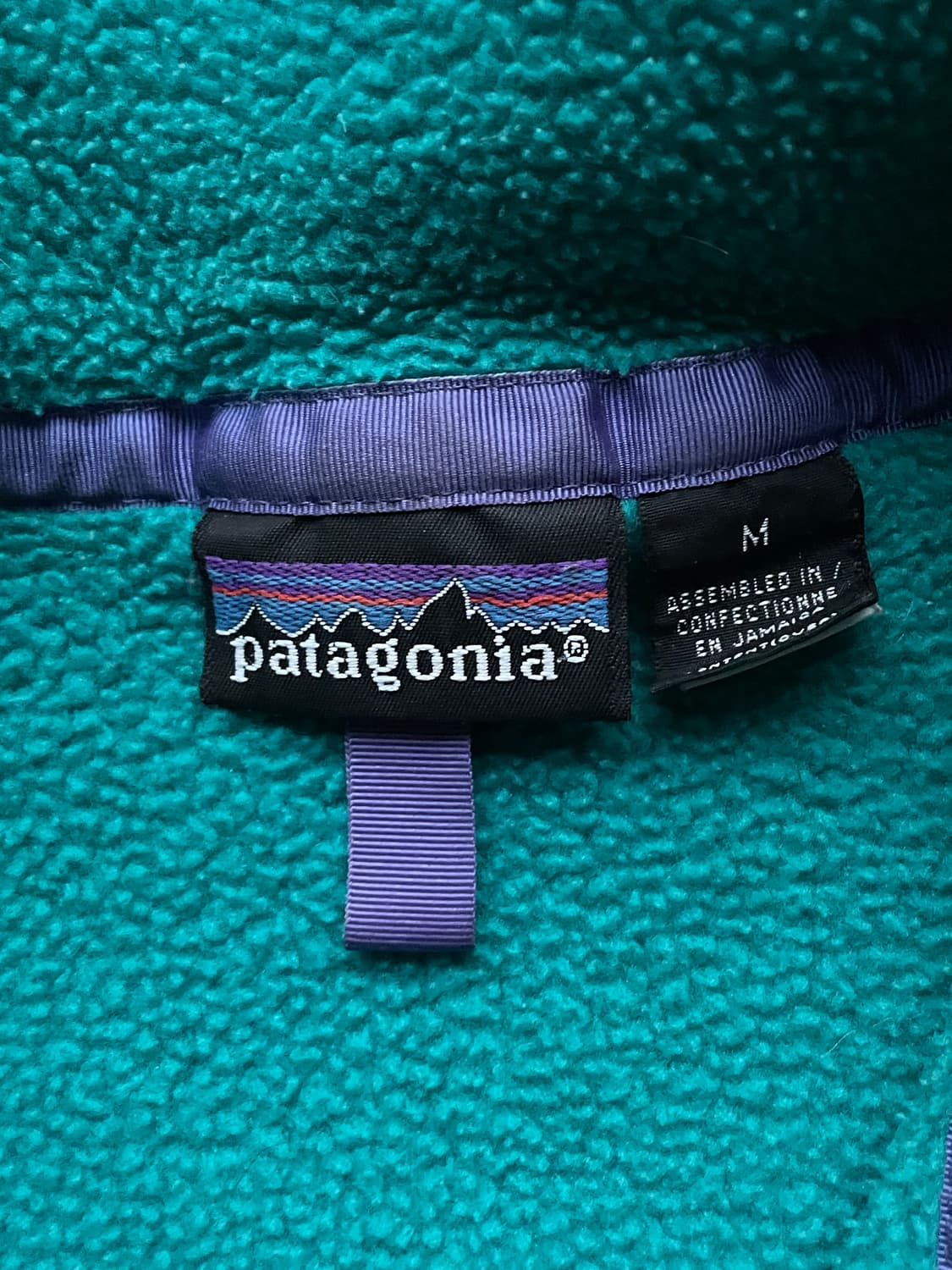 90s 파타고니아 신칠라 틸 그린 블루 rare 빈티지 상품이미지3