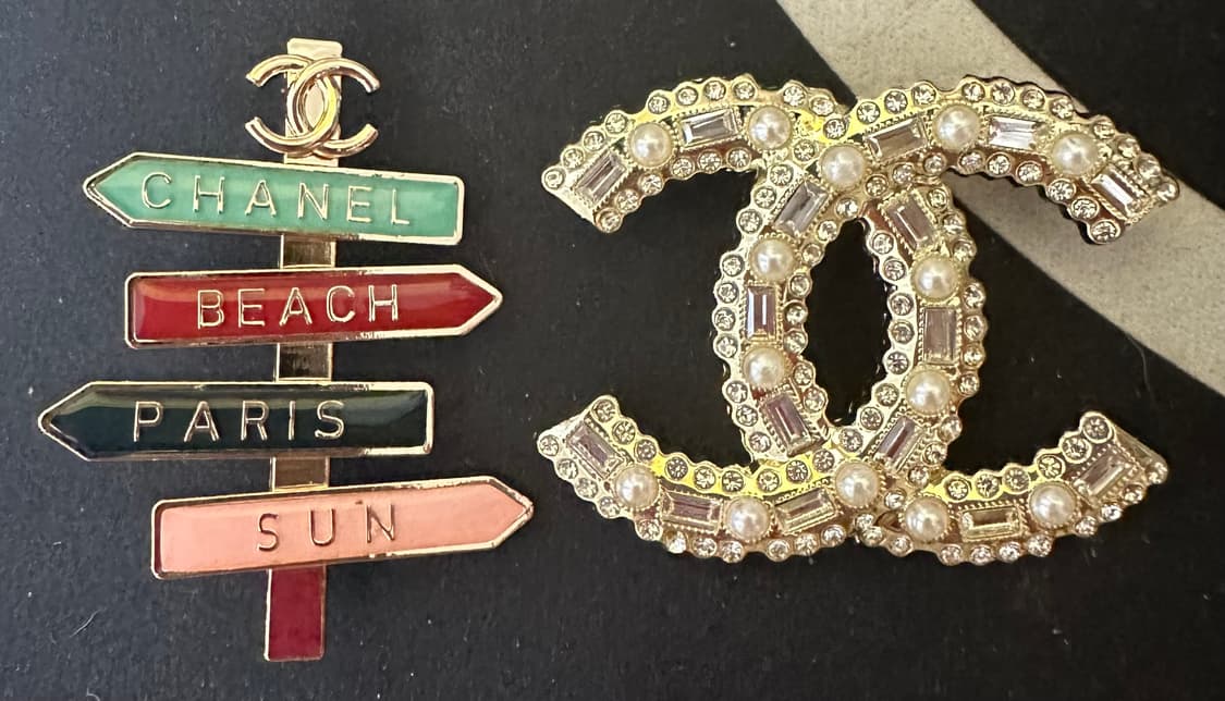 샤넬 브로치 2종 세트 상품이미지1