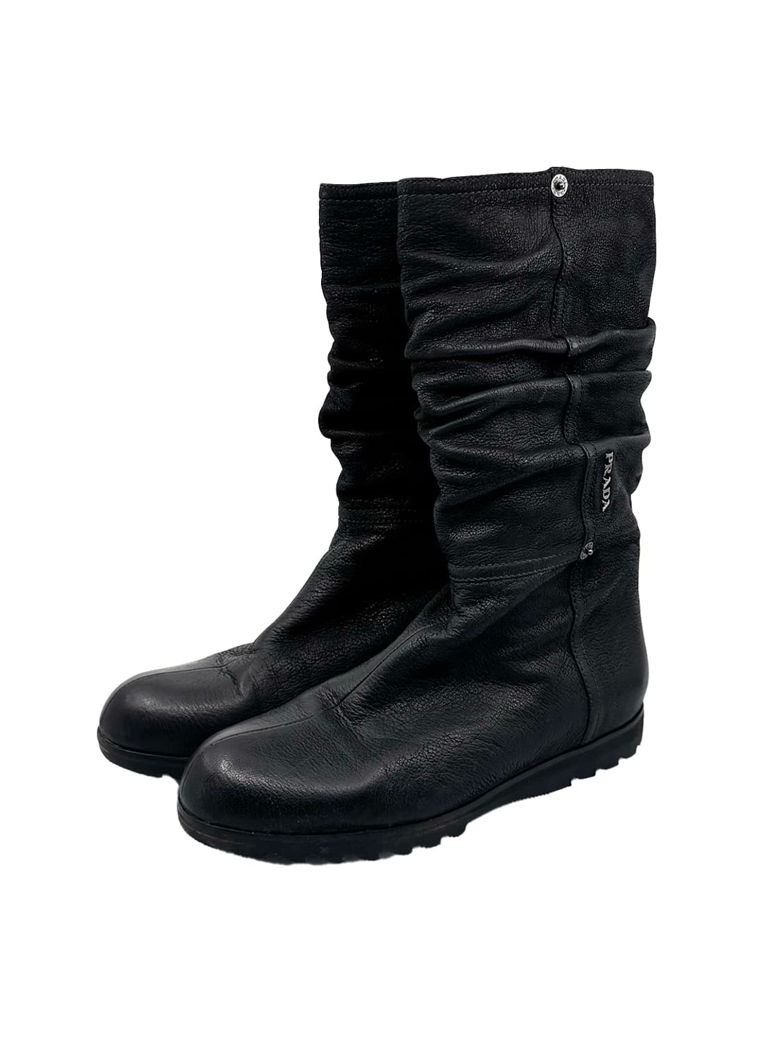 Prada 프라다스포츠 Wrinkle Leather Boots/ 35.5 상품이미지2