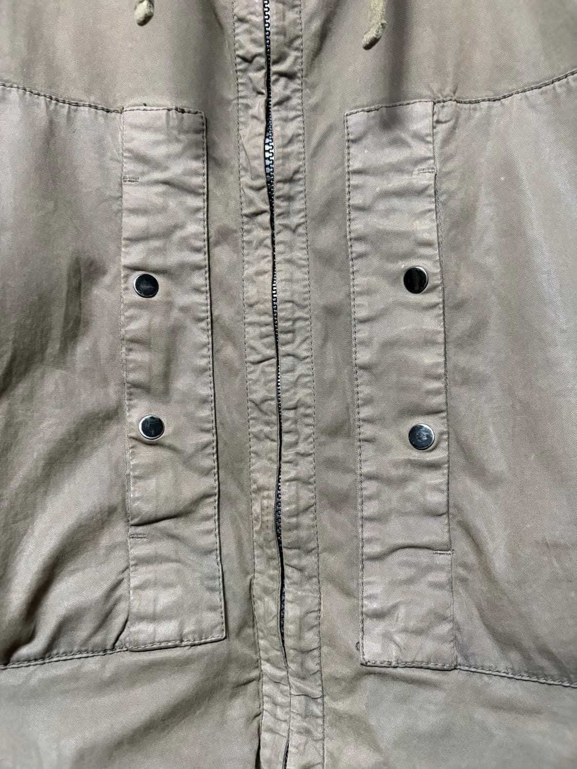 [3xl] 스톤아일랜드 수피마 코튼 자켓 다크카키 상품이미지3