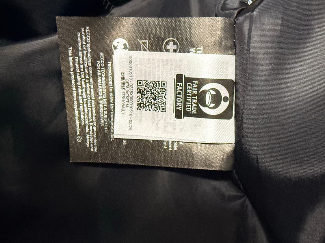 아크테릭스 바람막이 블랙 M 상품이미지4