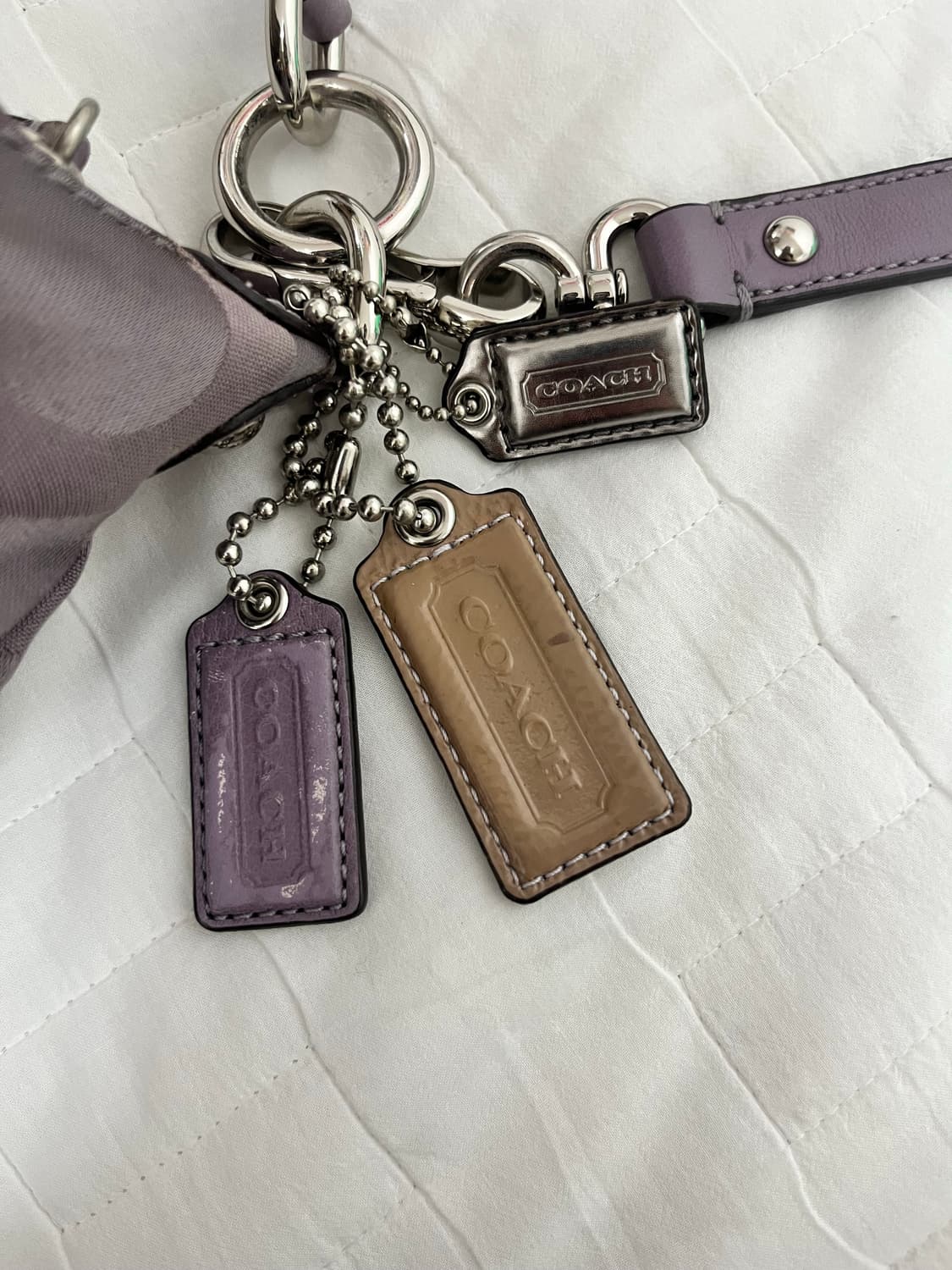 코치 숄더백 퍼플 상품이미지4